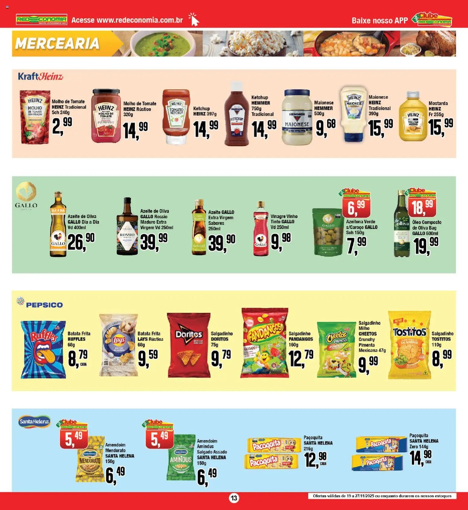 RedEconomia folheto a partir de 19/11/2025 Encarte (2025-11-19 - 2025-11-27)