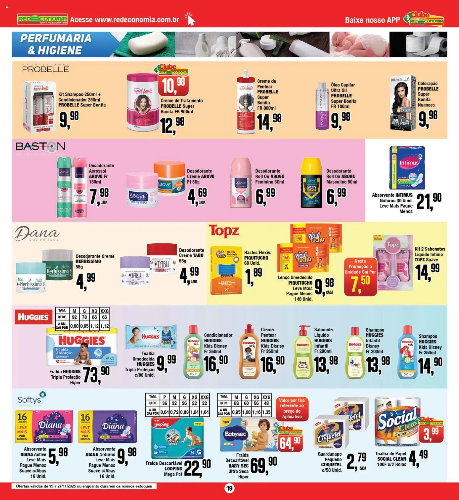 RedEconomia folheto a partir de 19/11/2025 Encarte (2025-11-19 - 2025-11-27)