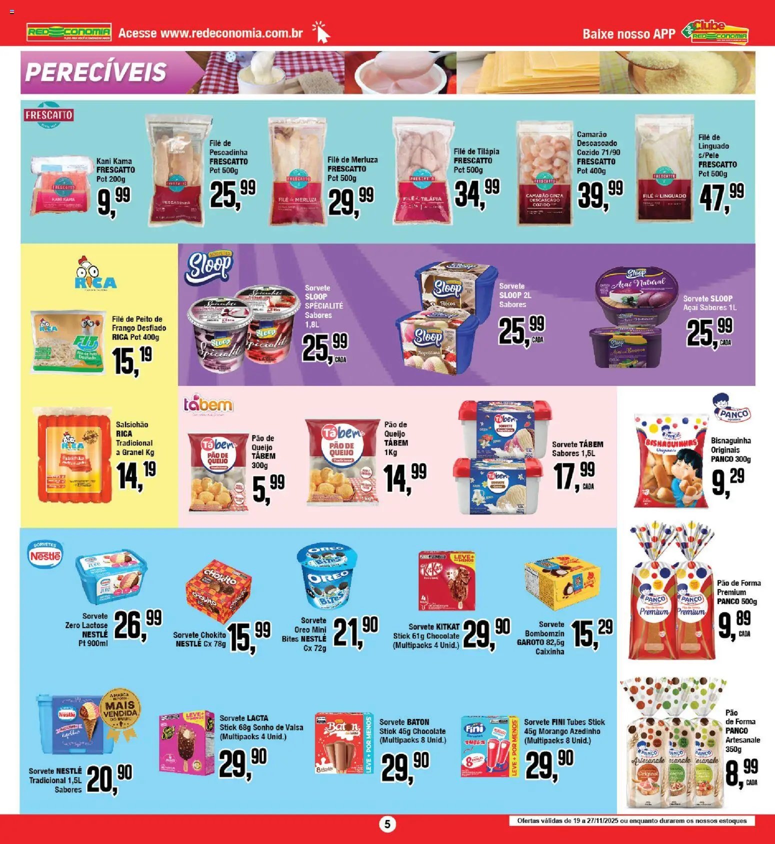 RedEconomia folheto a partir de 19/11/2025 Encarte (2025-11-19 - 2025-11-27)