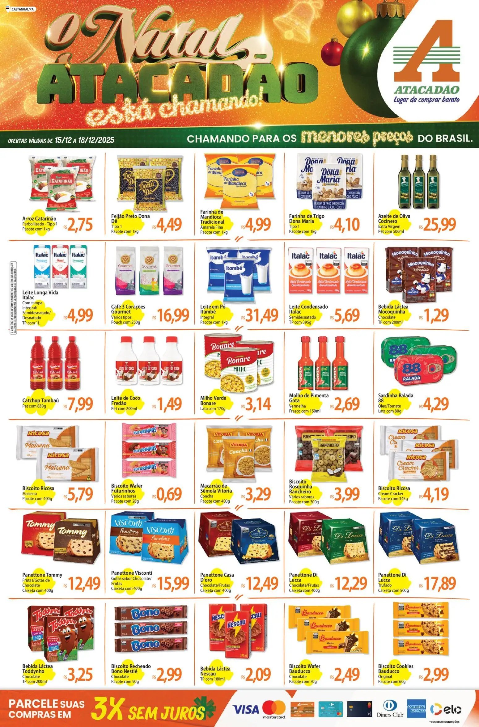 Atacadão folheto a partir de 15/12/2025 Ofertas - PA (2025-12-15 - 2025-12-18)