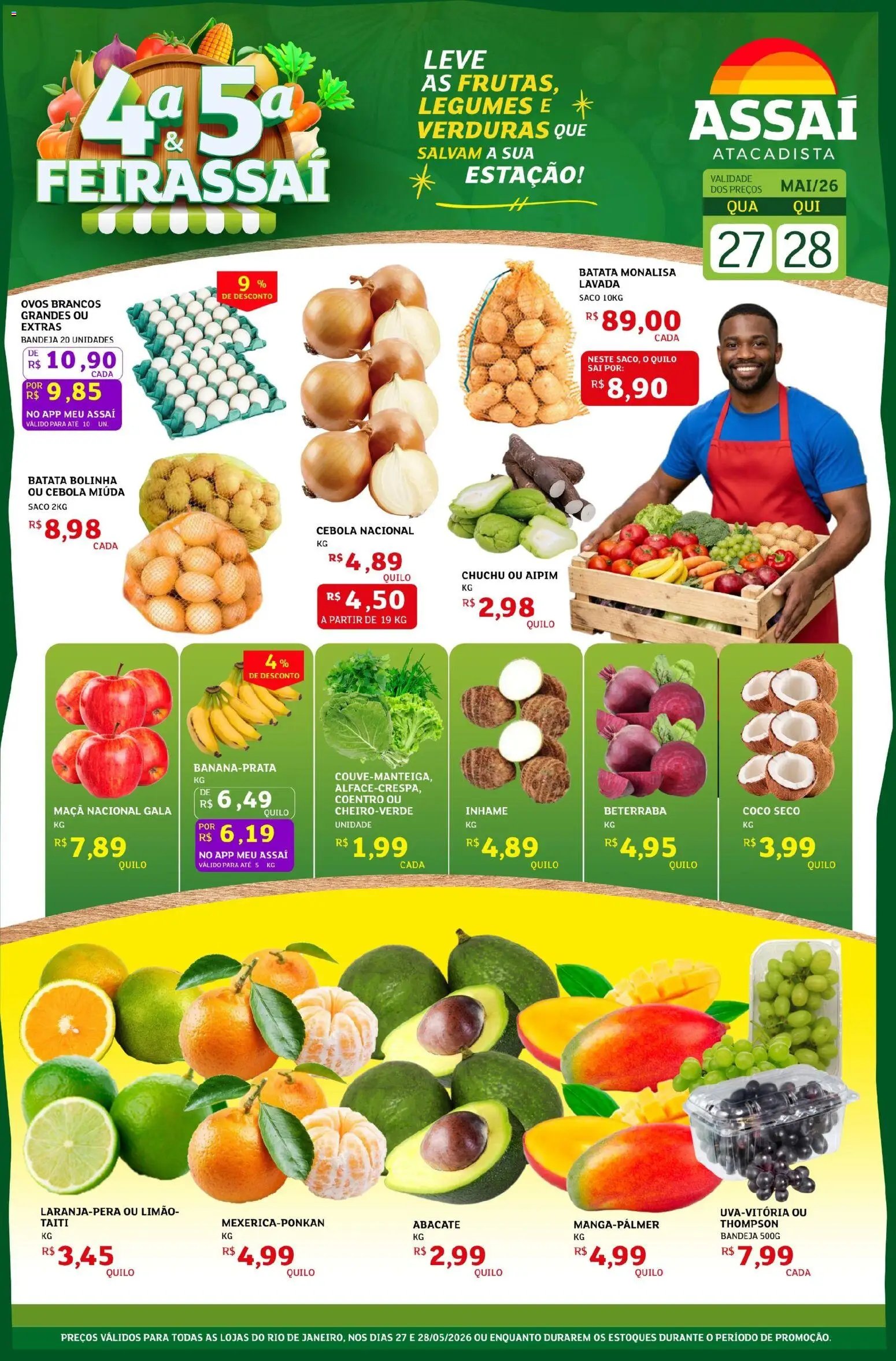 Assaí Atacadista folheto a partir de 27/05/2026 Assaí Atacadista ofertas - RJ (2026-05-27 - 2026-05-28)