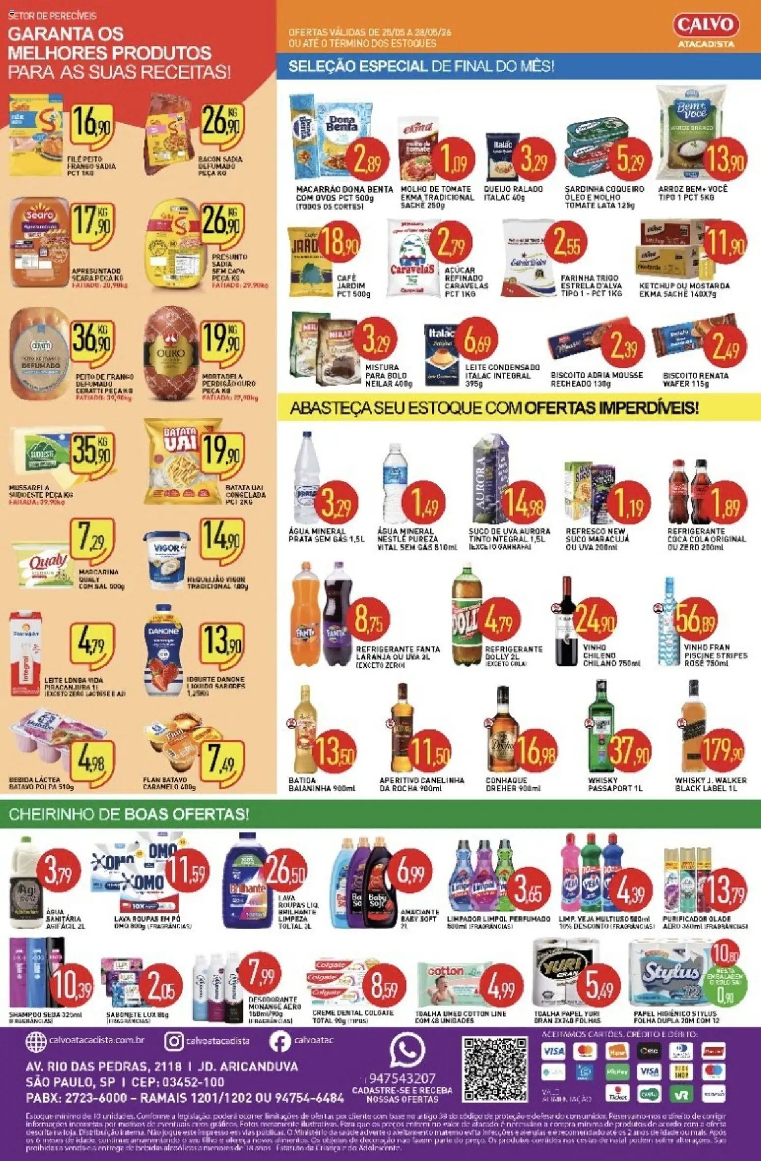Calvo Atacadista folheto a partir de 26/05/2026 Calvo Atacadista - Ofertas da semana (2026-05-26 - 2026-05-28)