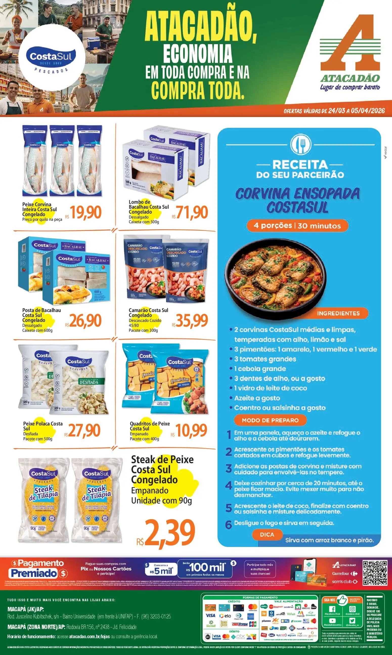 Atacadão folheto a partir de 24/03/2026 Atacadão ofertas - AP (2026-03-24 - 2026-04-05)