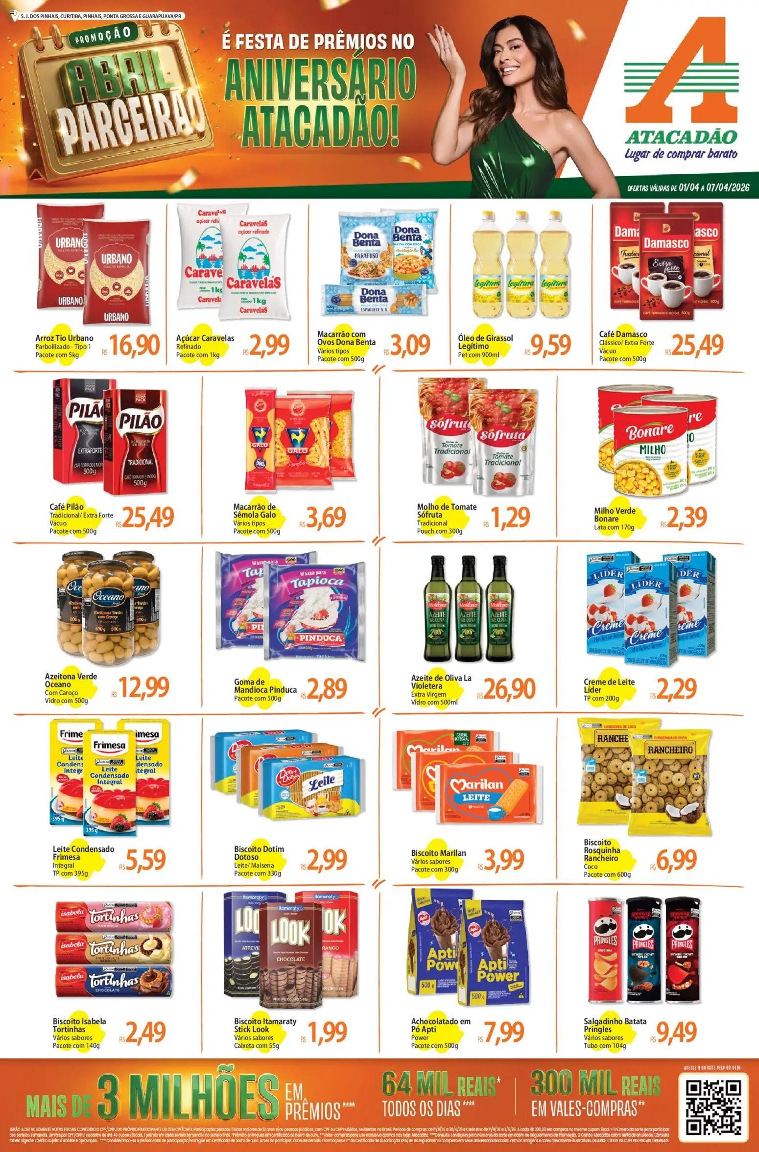 Atacadão folheto a partir de 01/04/2026 Atacadão ofertas - PR (2026-04-01 - 2026-04-07)