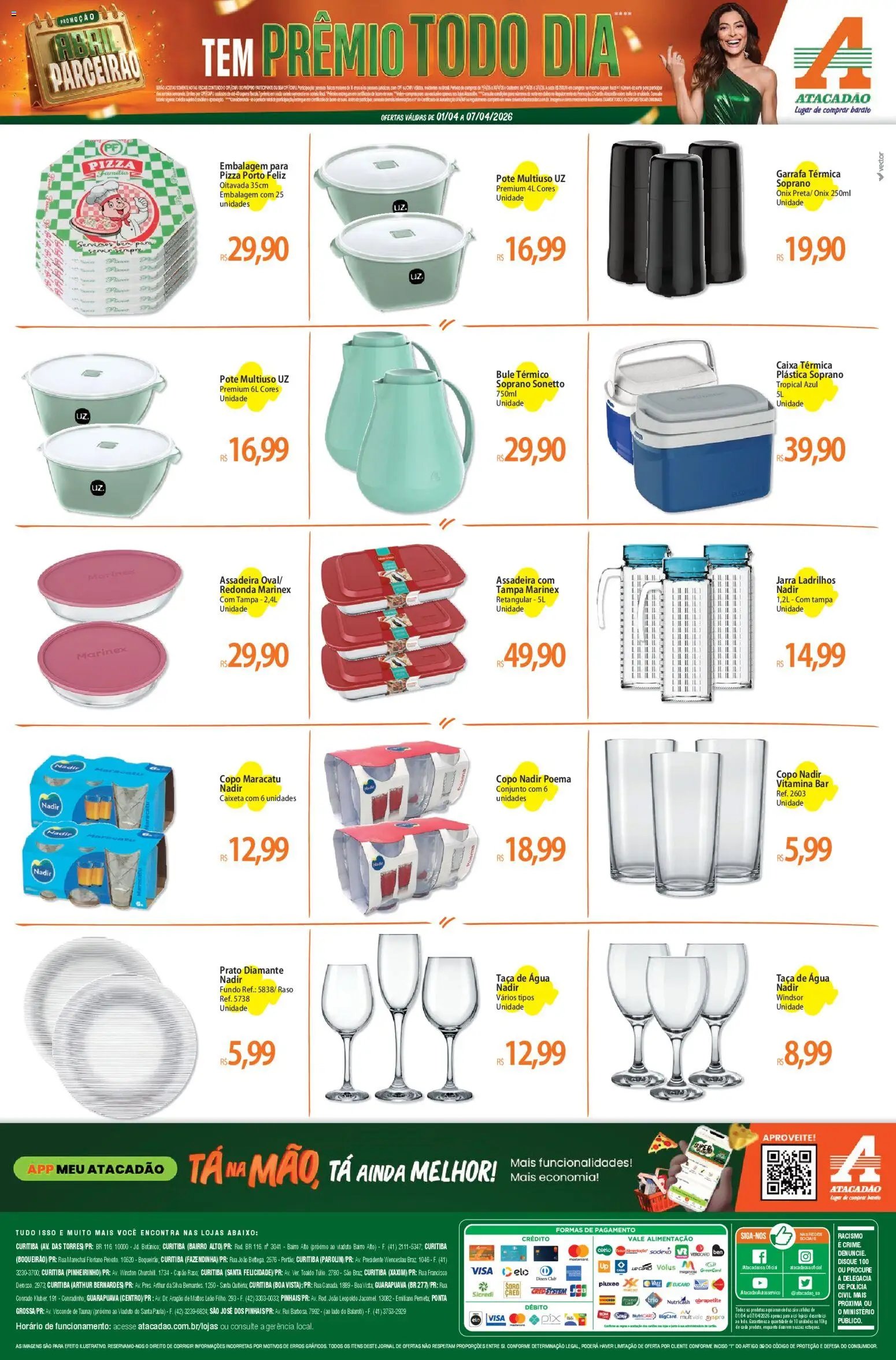 Atacadão folheto a partir de 01/04/2026 Atacadão ofertas - PR (2026-04-01 - 2026-04-07)