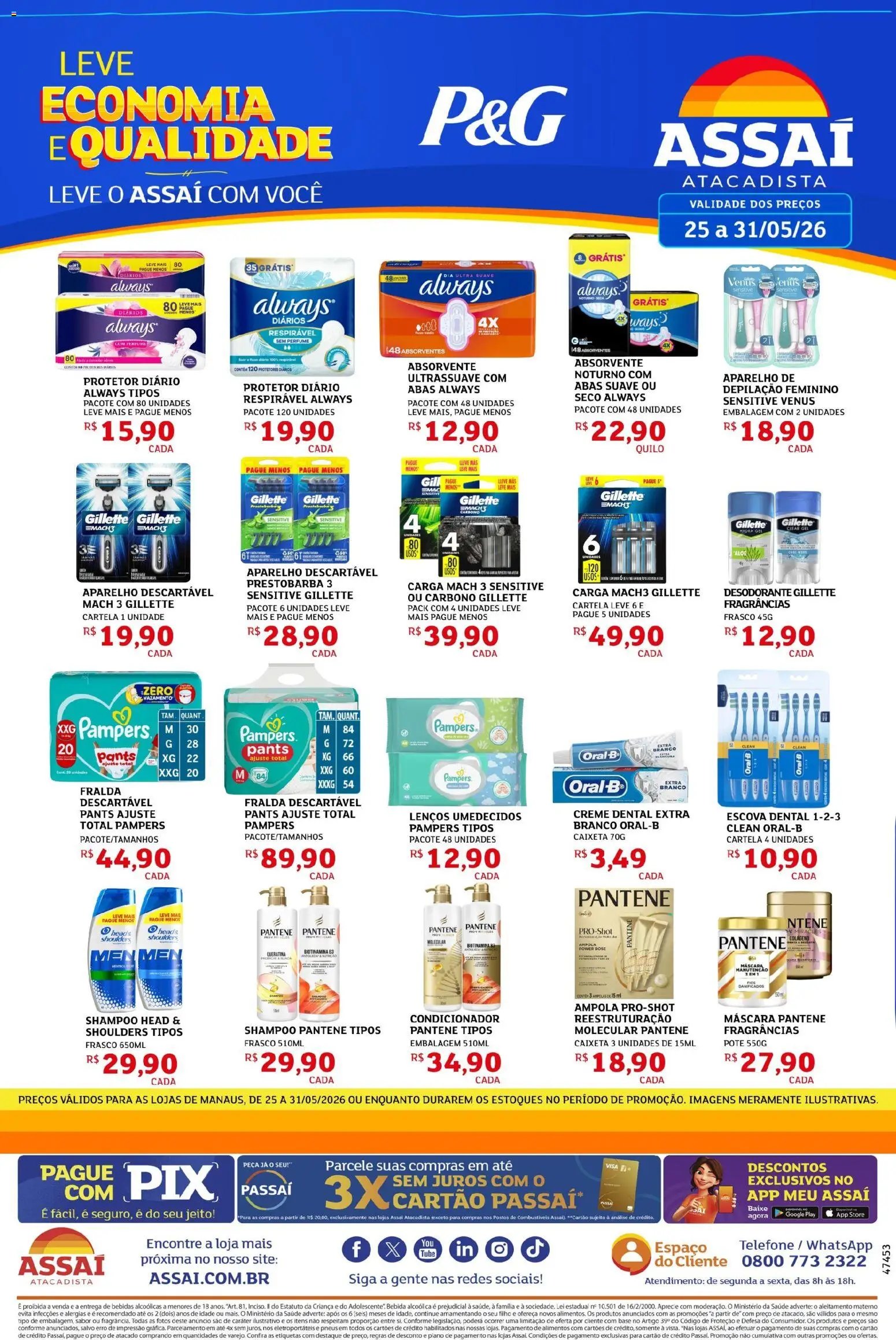 Assaí Atacadista folheto a partir de 25/05/2026 Assaí Atacadista ofertas - AM (2026-05-25 - 2026-05-31)