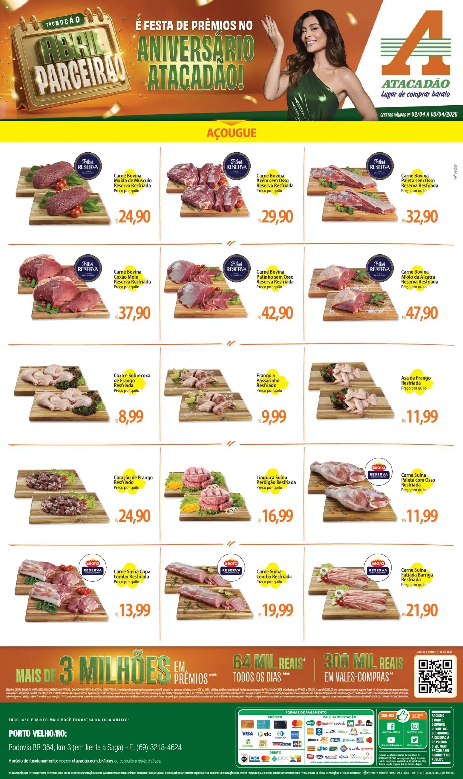 Atacadão folheto a partir de 02/04/2026 Atacadão ofertas - RO (2026-04-02 - 2026-04-05)