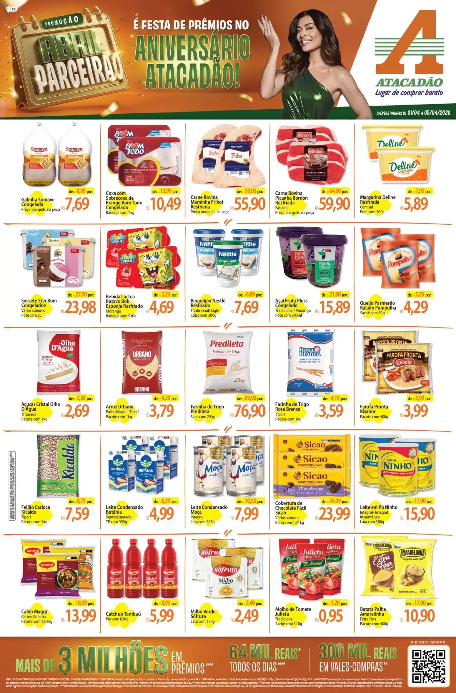 Atacadão folheto a partir de 01/04/2026 Atacadão ofertas - PB (2026-04-01 - 2026-04-05)