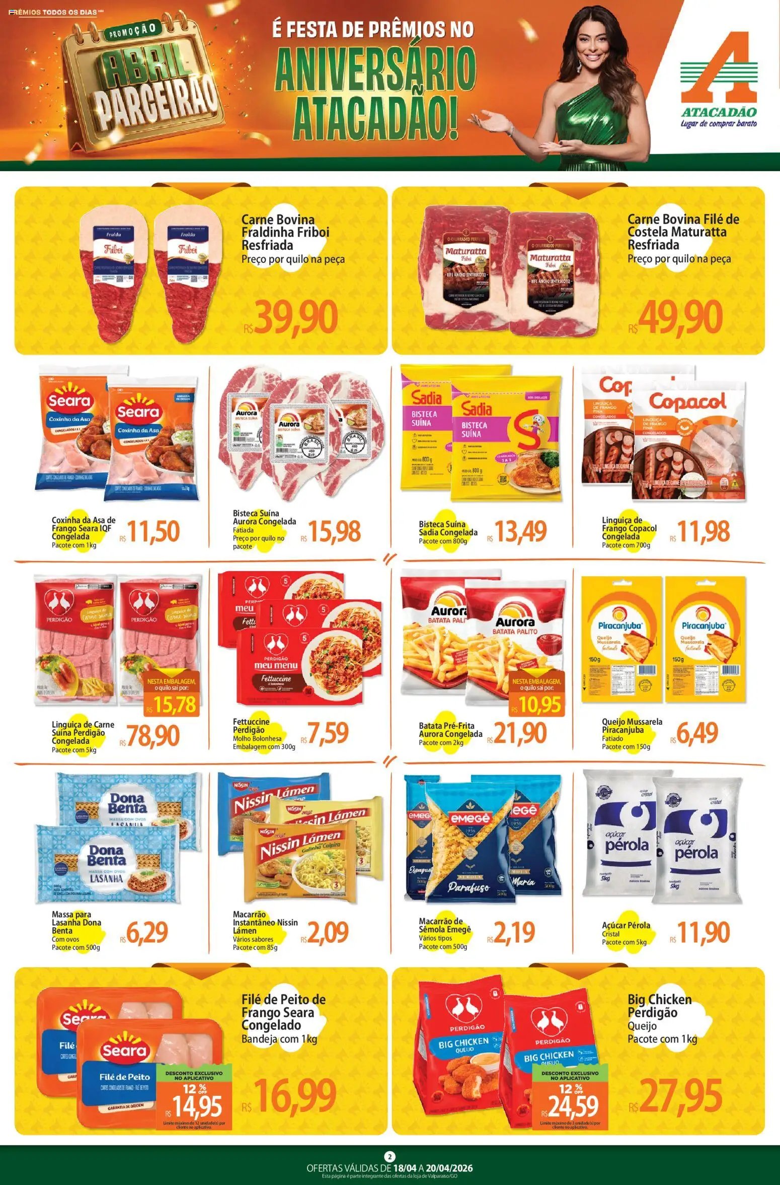 Atacadão folheto a partir de 18/04/2026 Atacadão ofertas - GO (2026-04-18 - 2026-04-20)