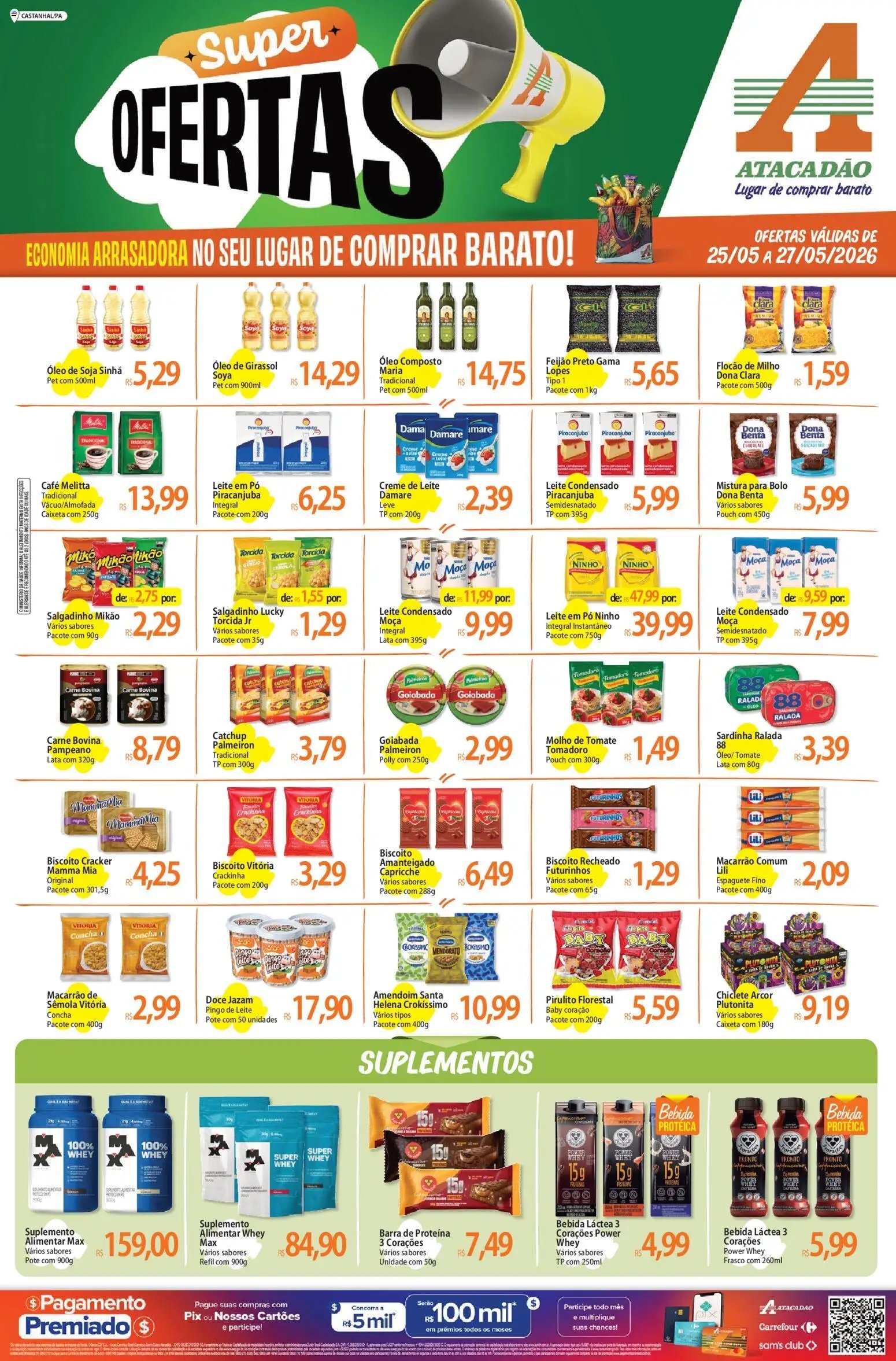 Atacadão folheto a partir de 25/05/2026 Atacadão ofertas - PA (2026-05-25 - 2026-05-27)