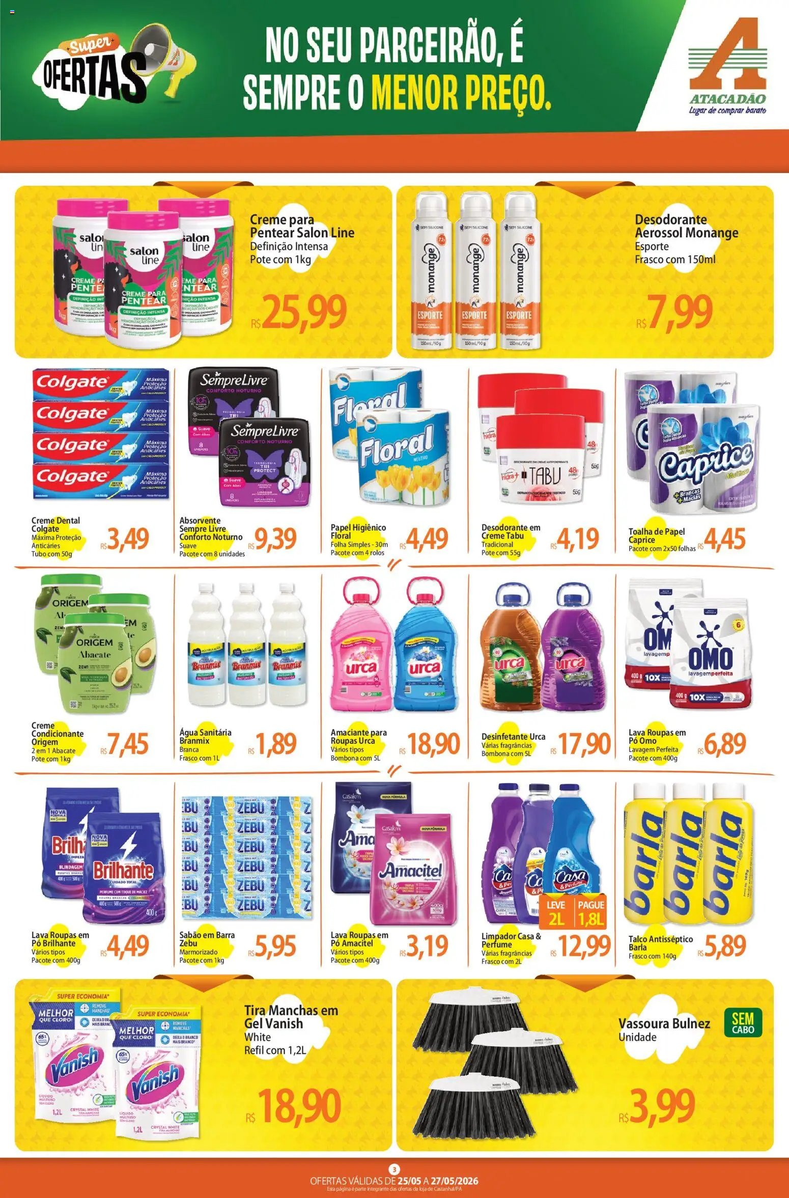 Atacadão folheto a partir de 25/05/2026 Atacadão ofertas - PA (2026-05-25 - 2026-05-27)