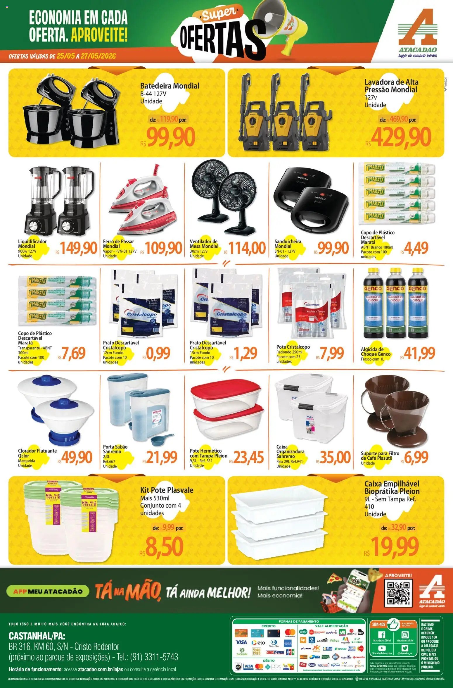 Atacadão folheto a partir de 25/05/2026 Atacadão ofertas - PA (2026-05-25 - 2026-05-27)