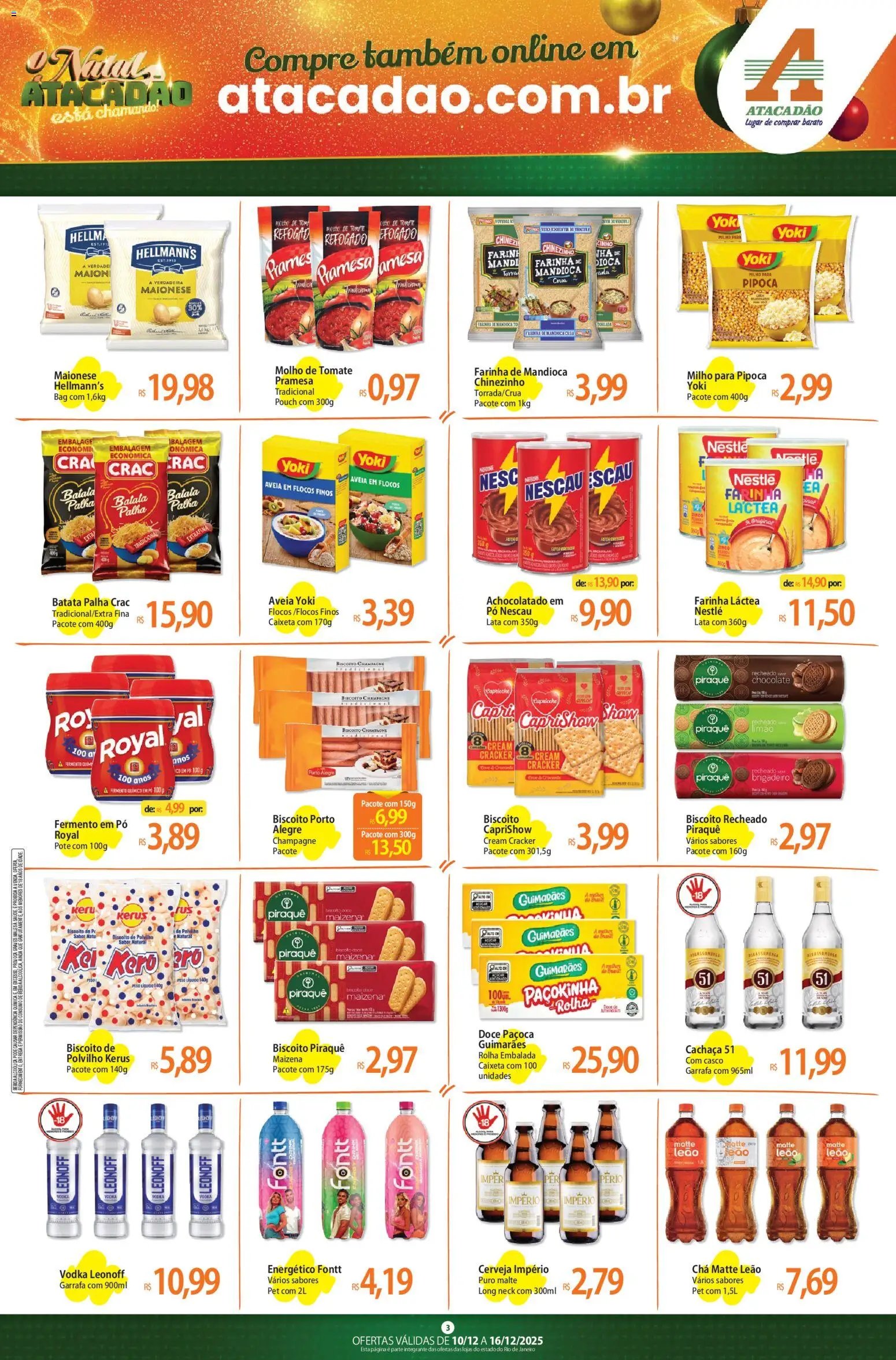 Atacadão folheto a partir de 10/12/2025 Ofertas - RJ (2025-12-10 - 2025-12-16)
