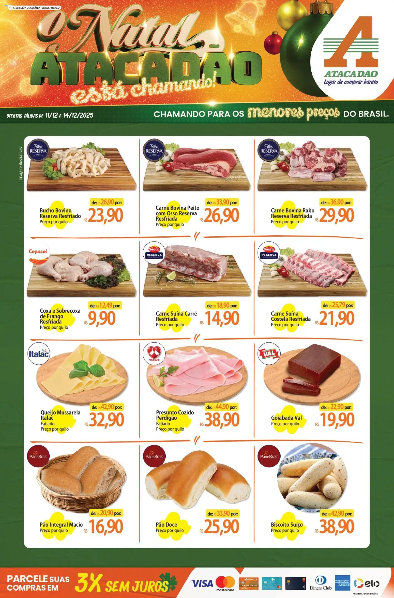 Atacadão folheto a partir de 11/12/2025 Ofertas - GO (2025-12-11 - 2025-12-14)
