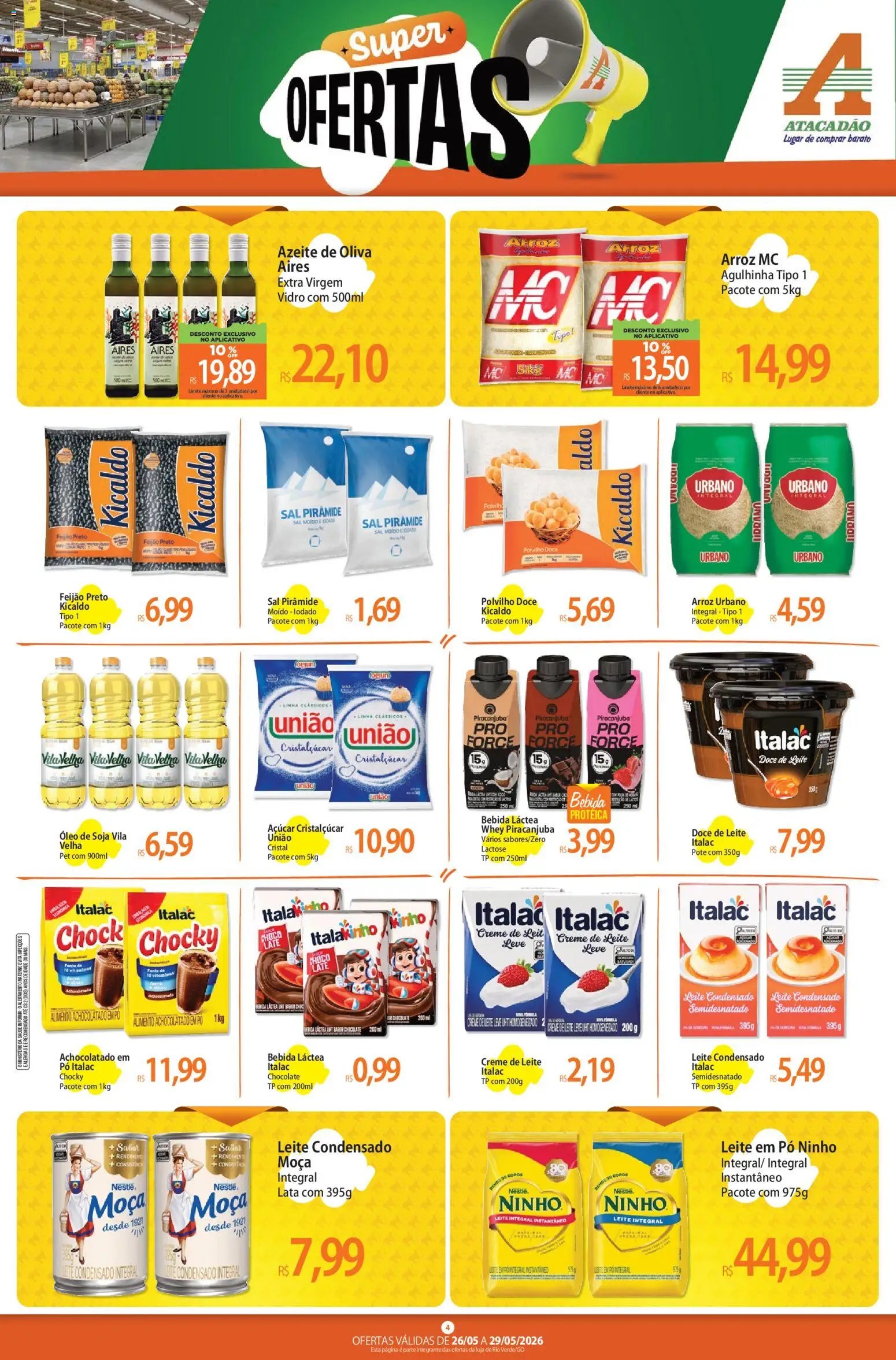Atacadão folheto a partir de 26/05/2026 Atacadão ofertas - GO (2026-05-26 - 2026-05-29)