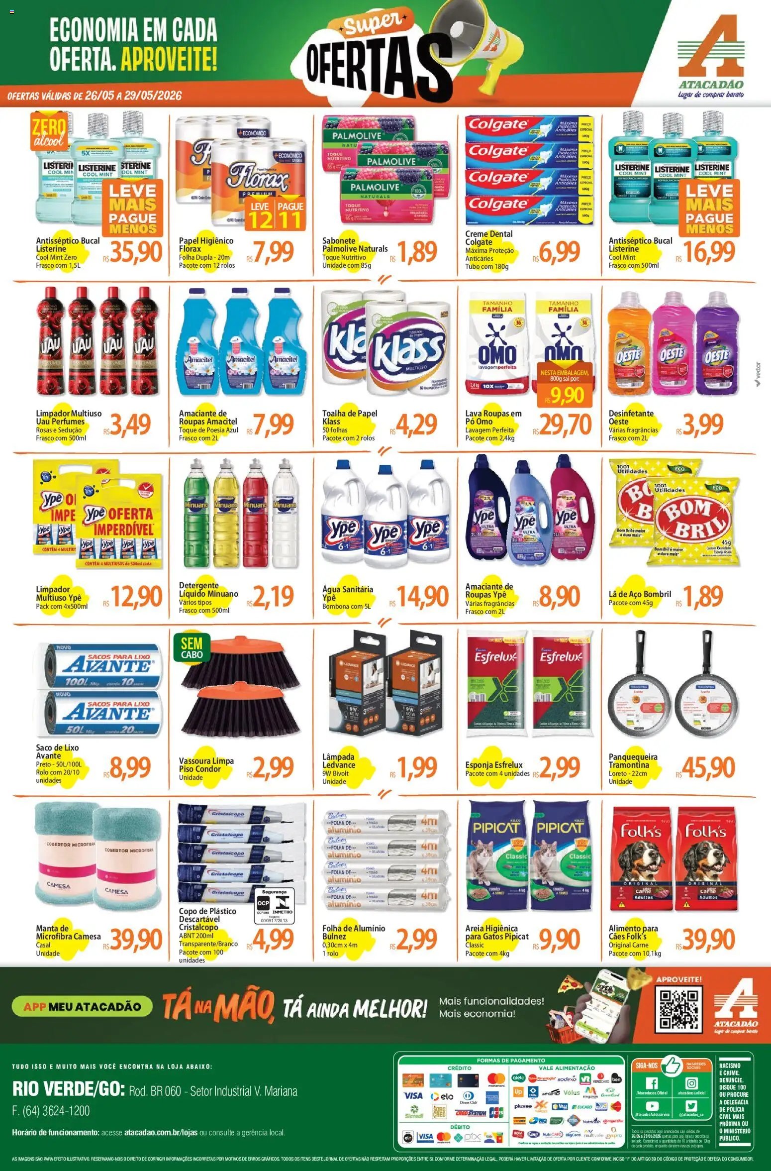 Atacadão folheto a partir de 26/05/2026 Atacadão ofertas - GO (2026-05-26 - 2026-05-29)