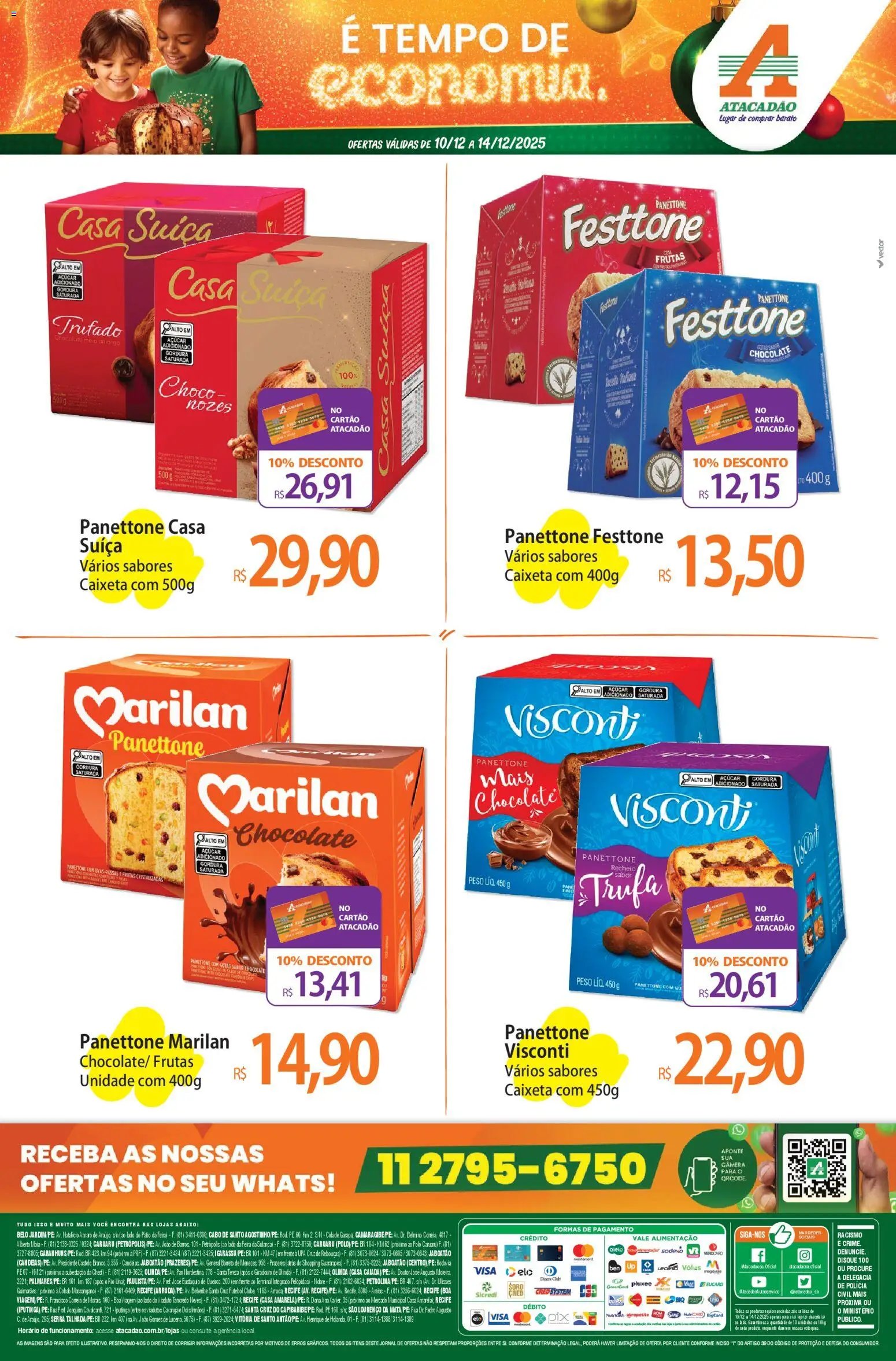 Atacadão folheto a partir de 10/12/2025 Ofertas - PE (2025-12-10 - 2025-12-14)