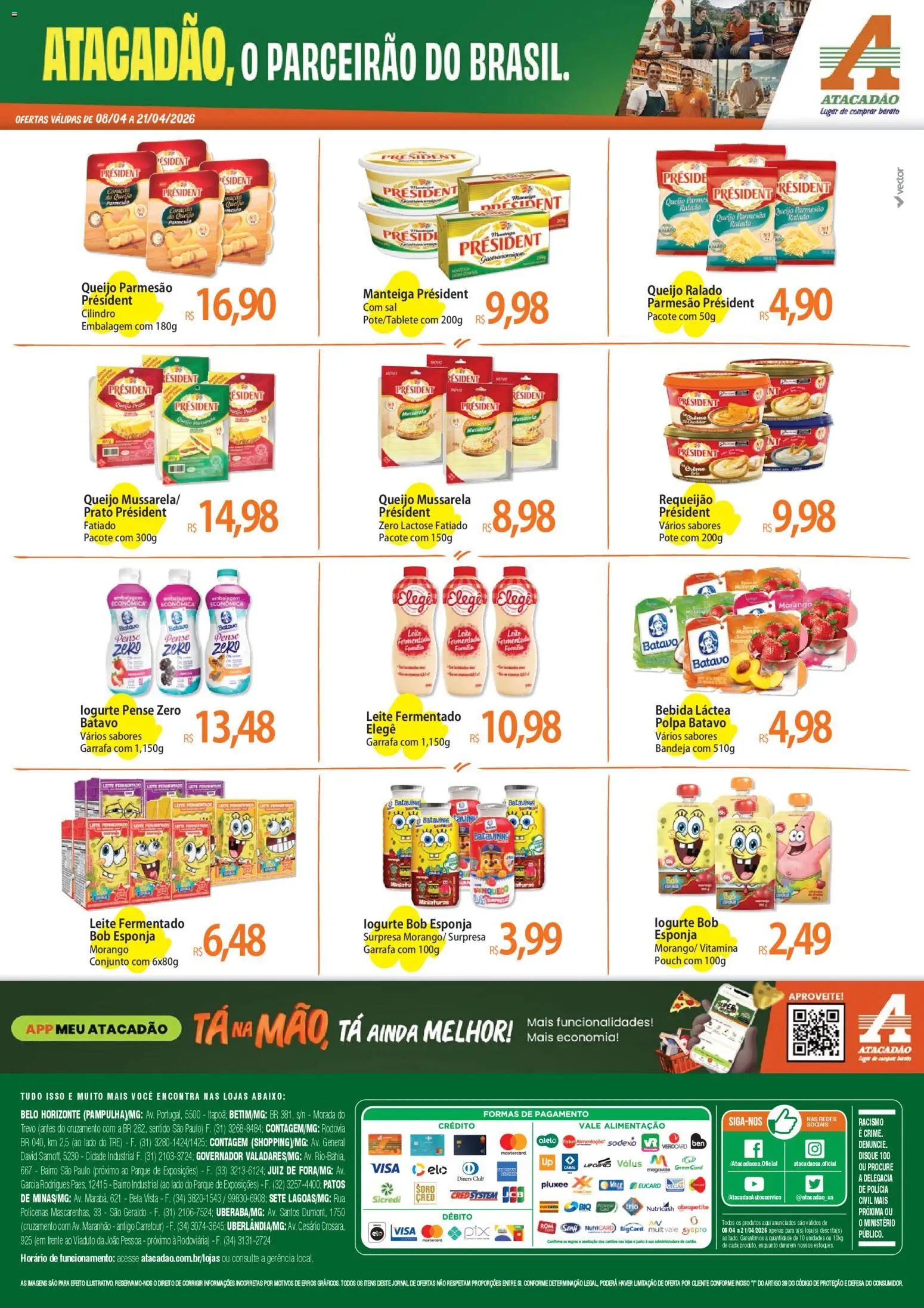 Atacadão folheto a partir de 08/04/2026 Atacadão ofertas - MG (2026-04-08 - 2026-04-21)
