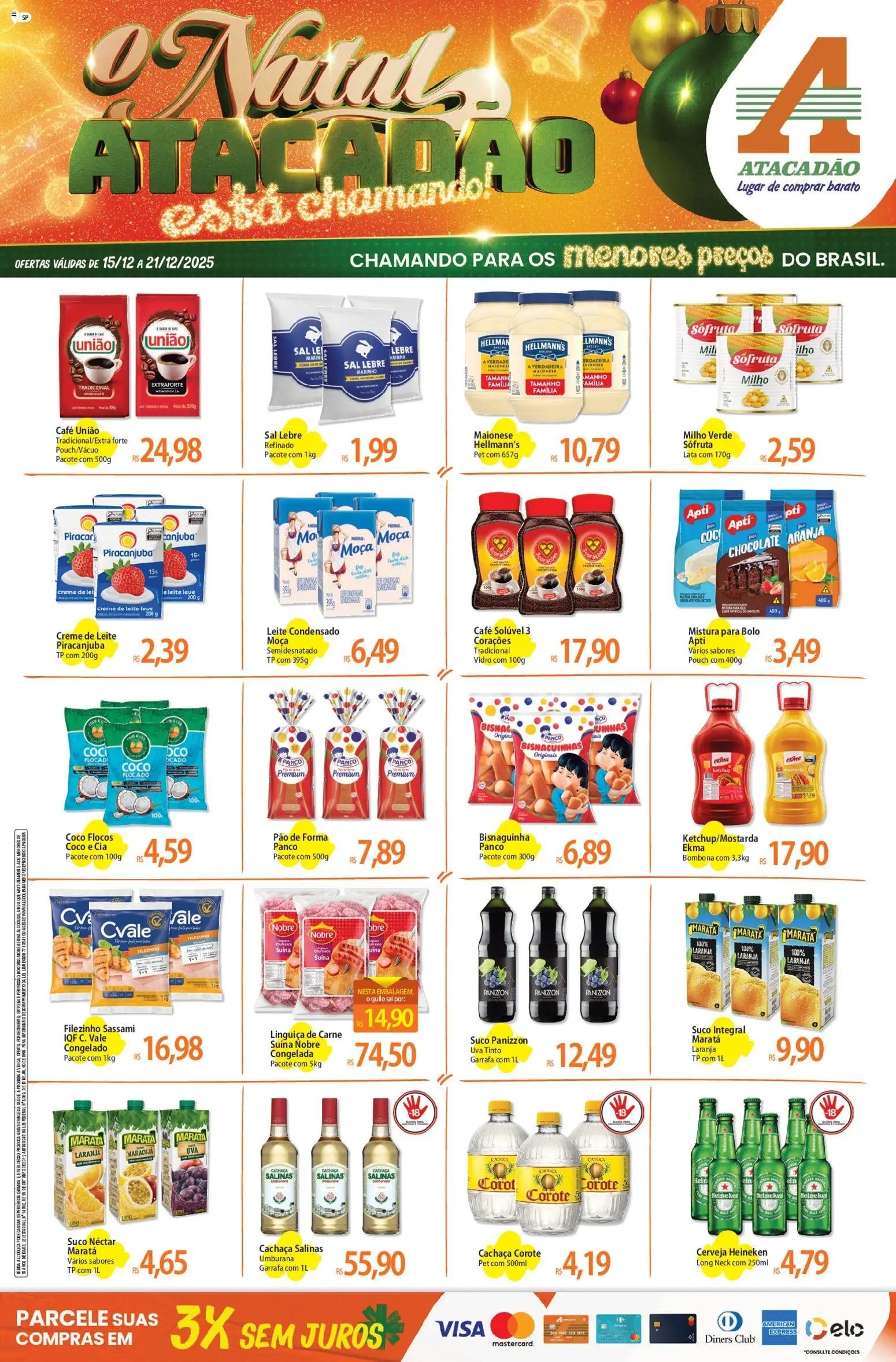 Atacadão folheto a partir de 15/12/2025 Ofertas da semana (2025-12-15 - 2025-12-21)