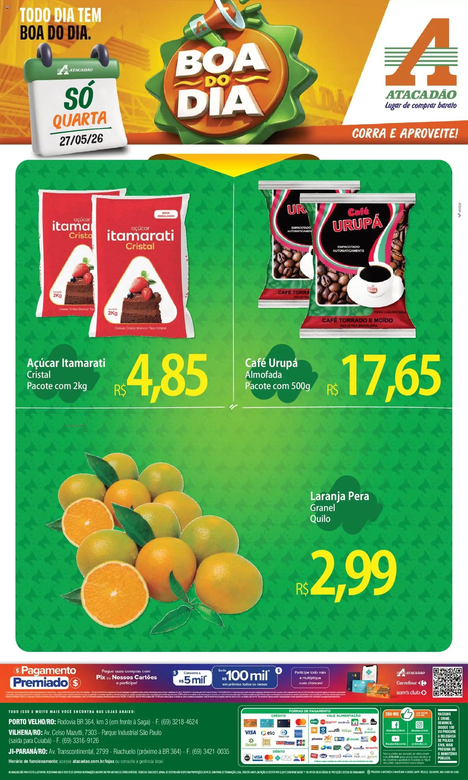 Atacadão folheto a partir de 27/05/2026 Atacadão ofertas - RO (2026-05-27 - 2026-05-27)