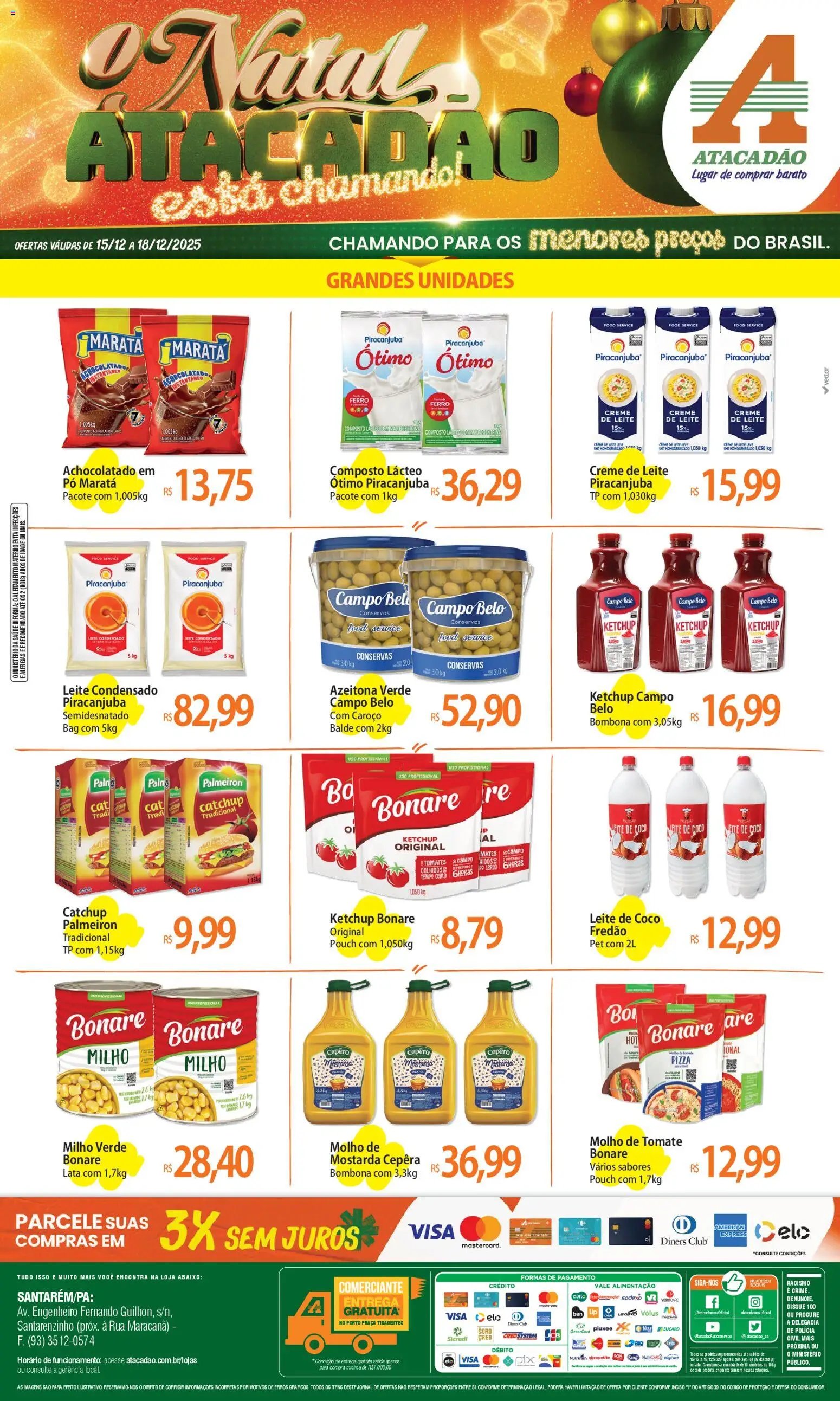 Atacadão folheto a partir de 15/12/2025 Ofertas - PA (2025-12-15 - 2025-12-18)