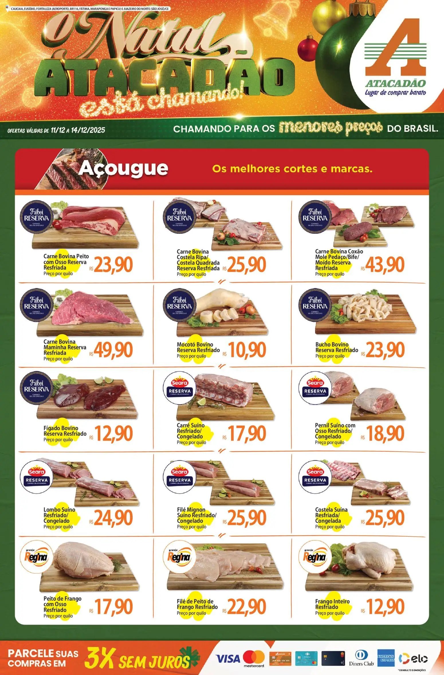 Atacadão folheto a partir de 11/12/2025 Ofertas - CE (2025-12-11 - 2025-12-14)
