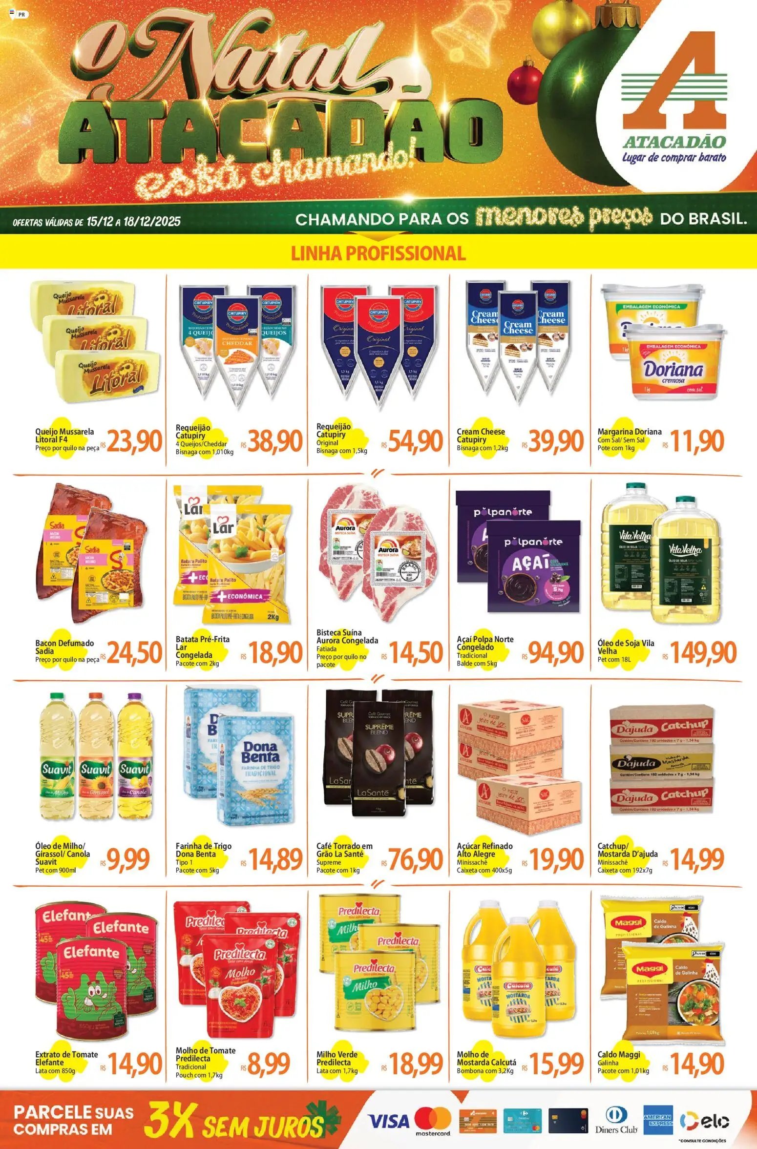 Atacadão folheto a partir de 15/12/2025 Ofertas - PR (2025-12-15 - 2025-12-18)