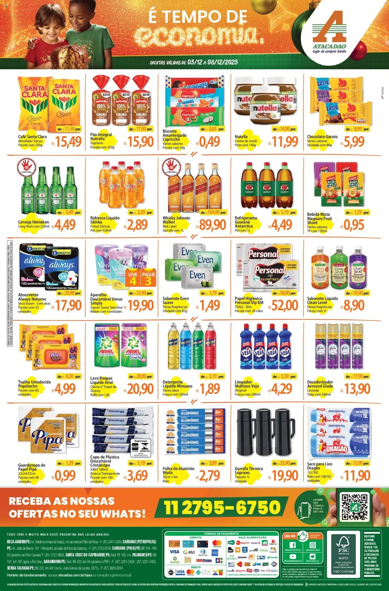 Atacadão folheto a partir de 03/12/2025 Ofertas - PE (2025-12-03 - 2025-12-08)