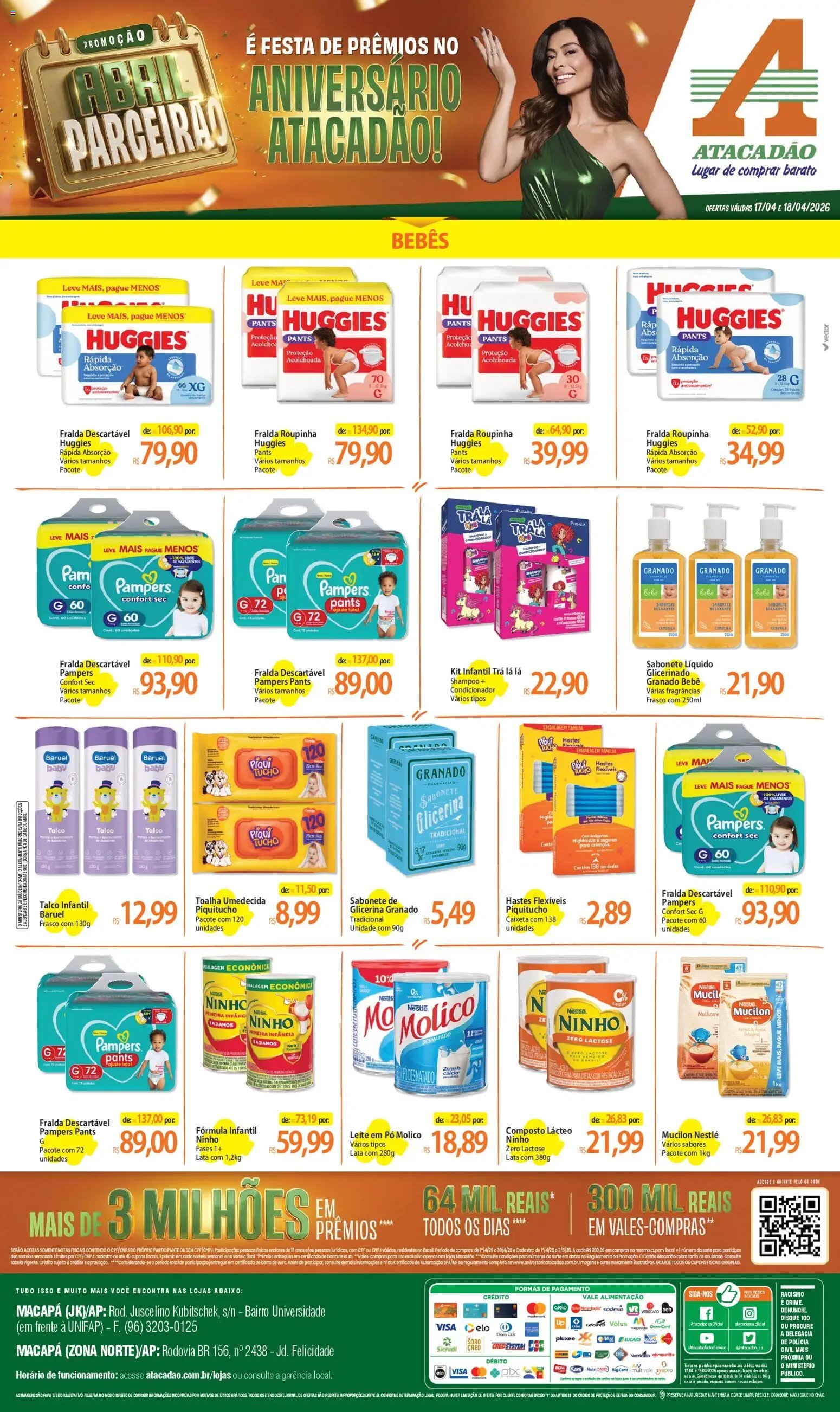 Atacadão folheto a partir de 17/04/2026 Atacadão ofertas - AP (2026-04-17 - 2026-04-18)