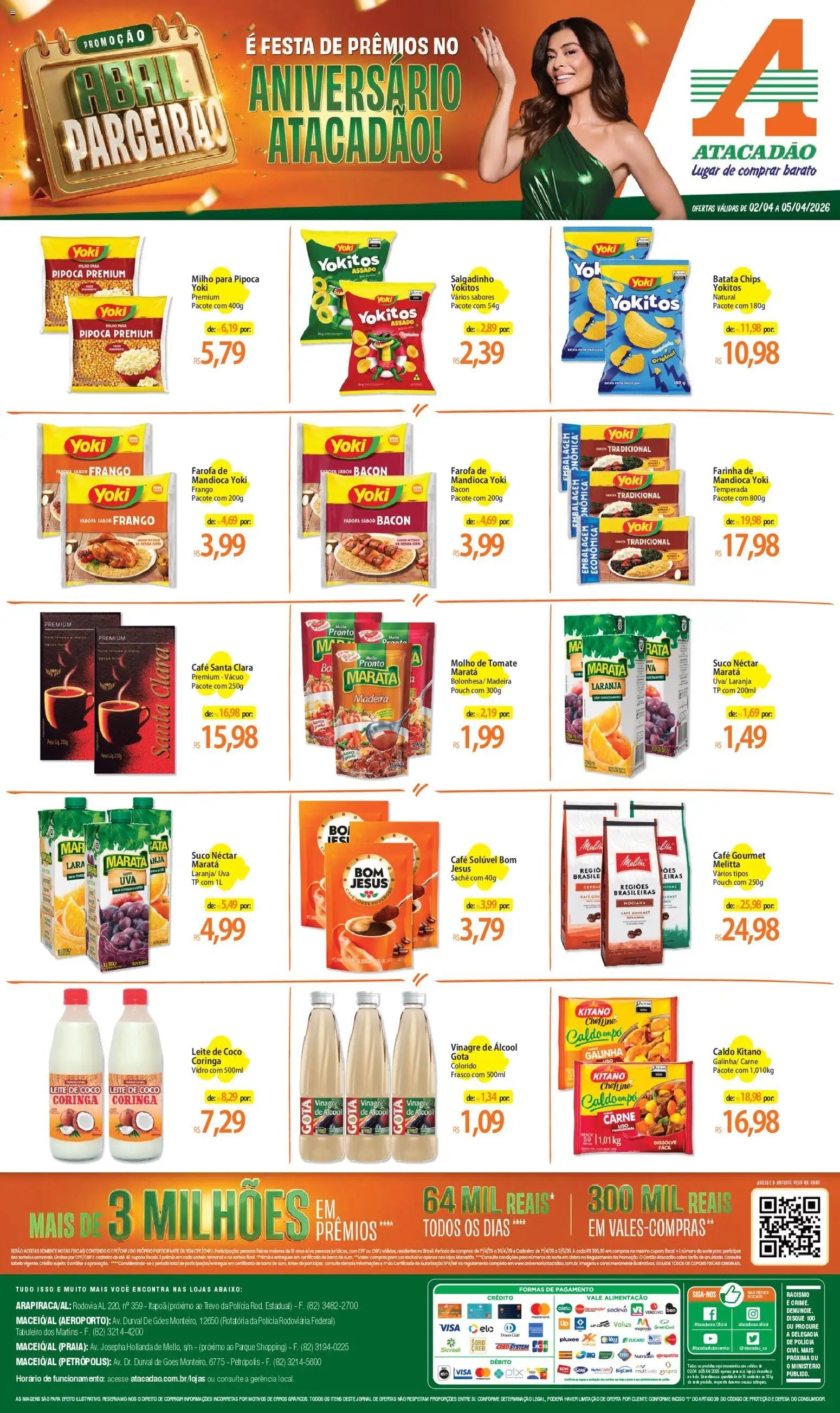 Atacadão folheto a partir de 02/04/2026 Atacadão ofertas - AL (2026-04-02 - 2026-04-05)