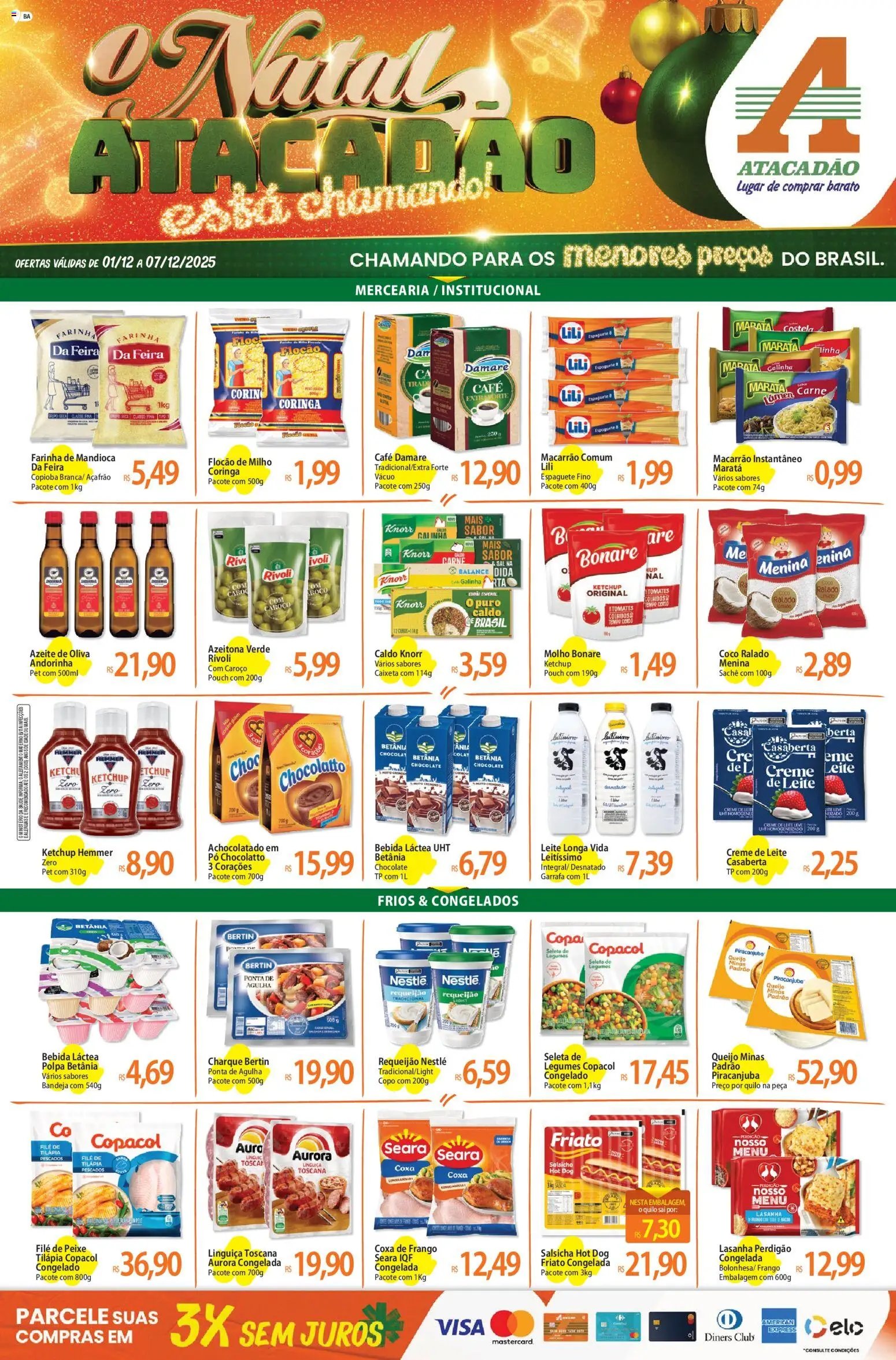 Atacadão folheto a partir de 01/12/2025 Ofertas - BA (2025-12-01 - 2025-12-07)