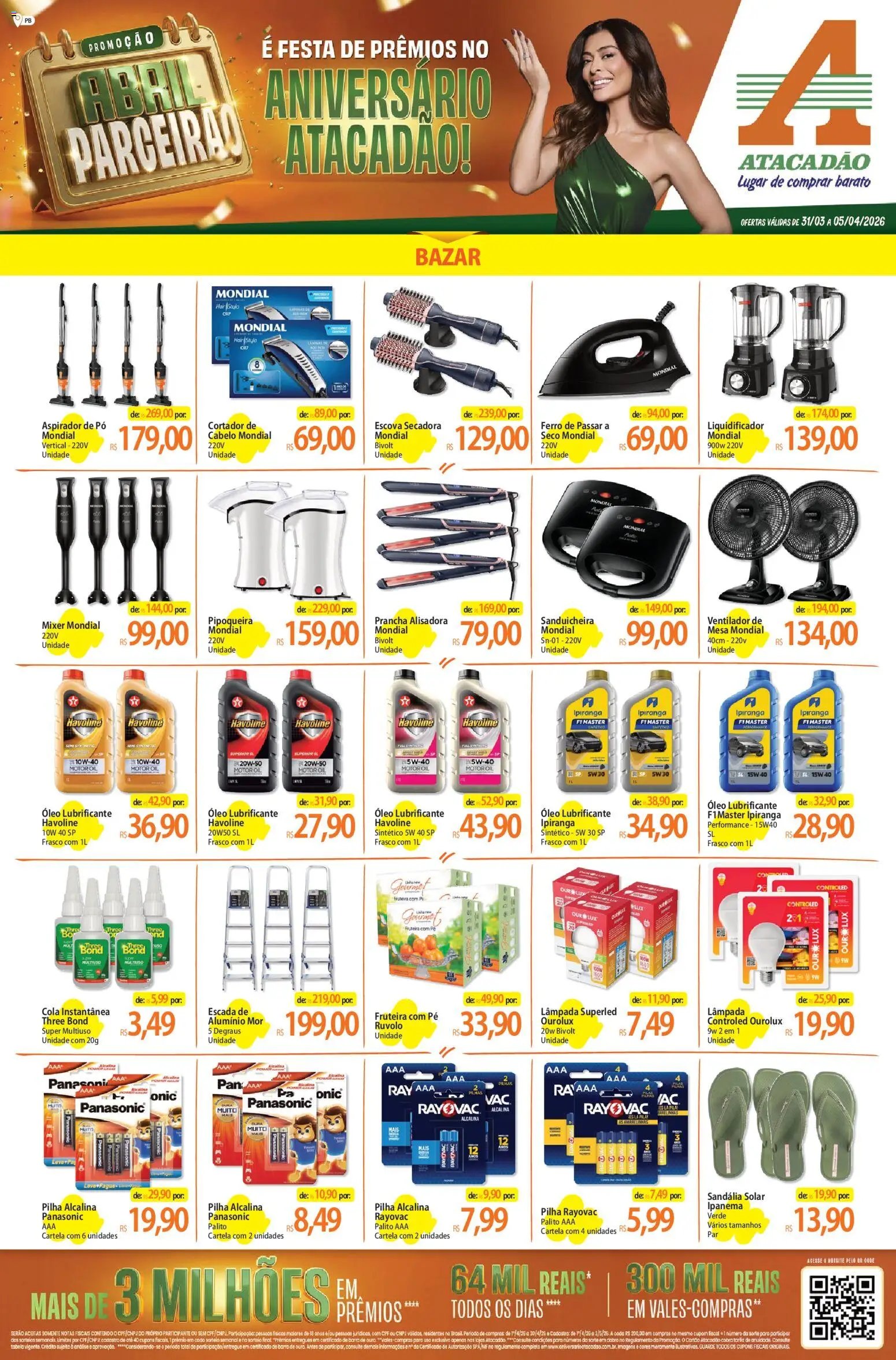 Atacadão folheto a partir de 31/03/2026 Atacadão ofertas - PB (2026-03-31 - 2026-04-05)