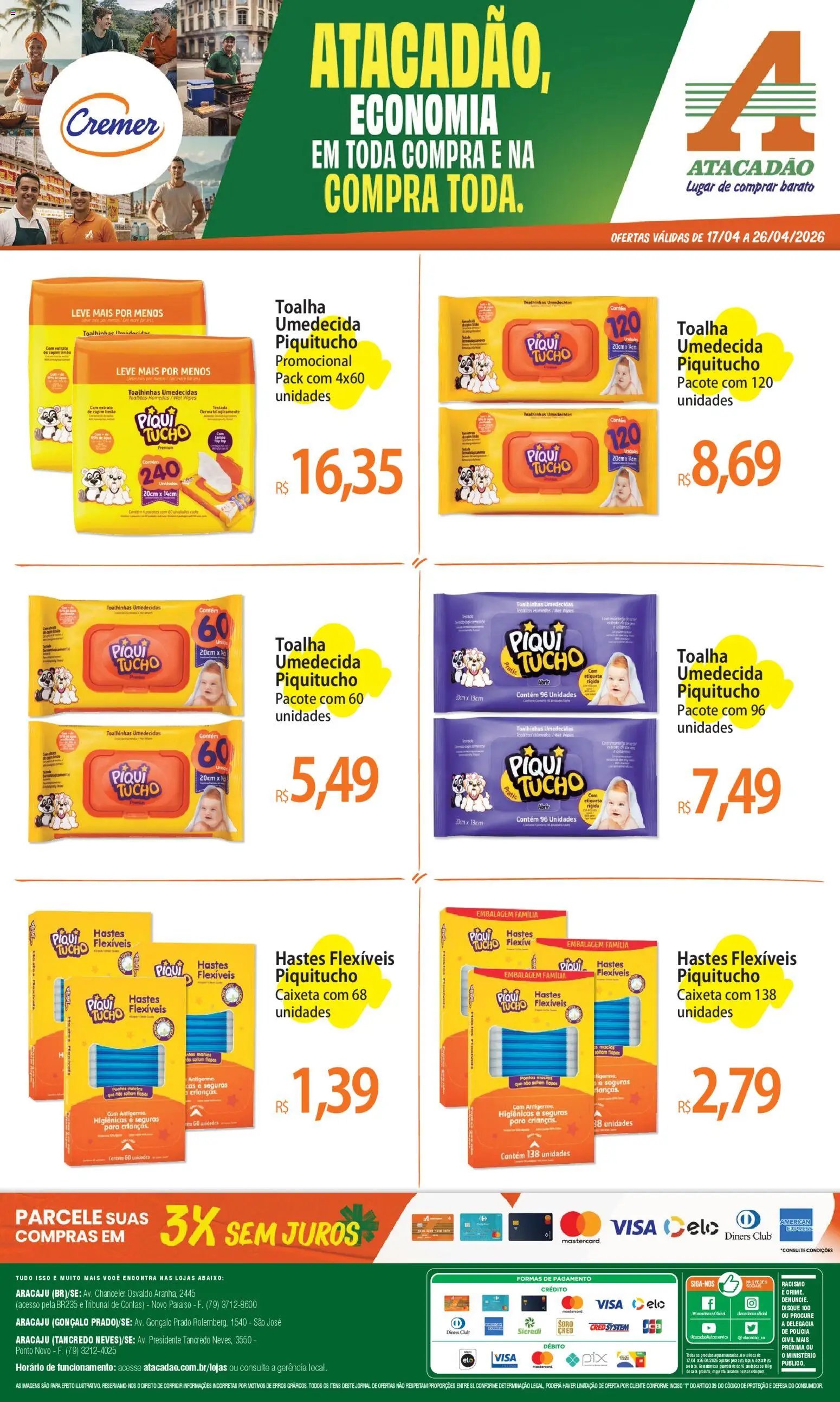 Atacadão folheto a partir de 17/04/2026 Atacadão ofertas - SE (2026-04-17 - 2026-04-26)