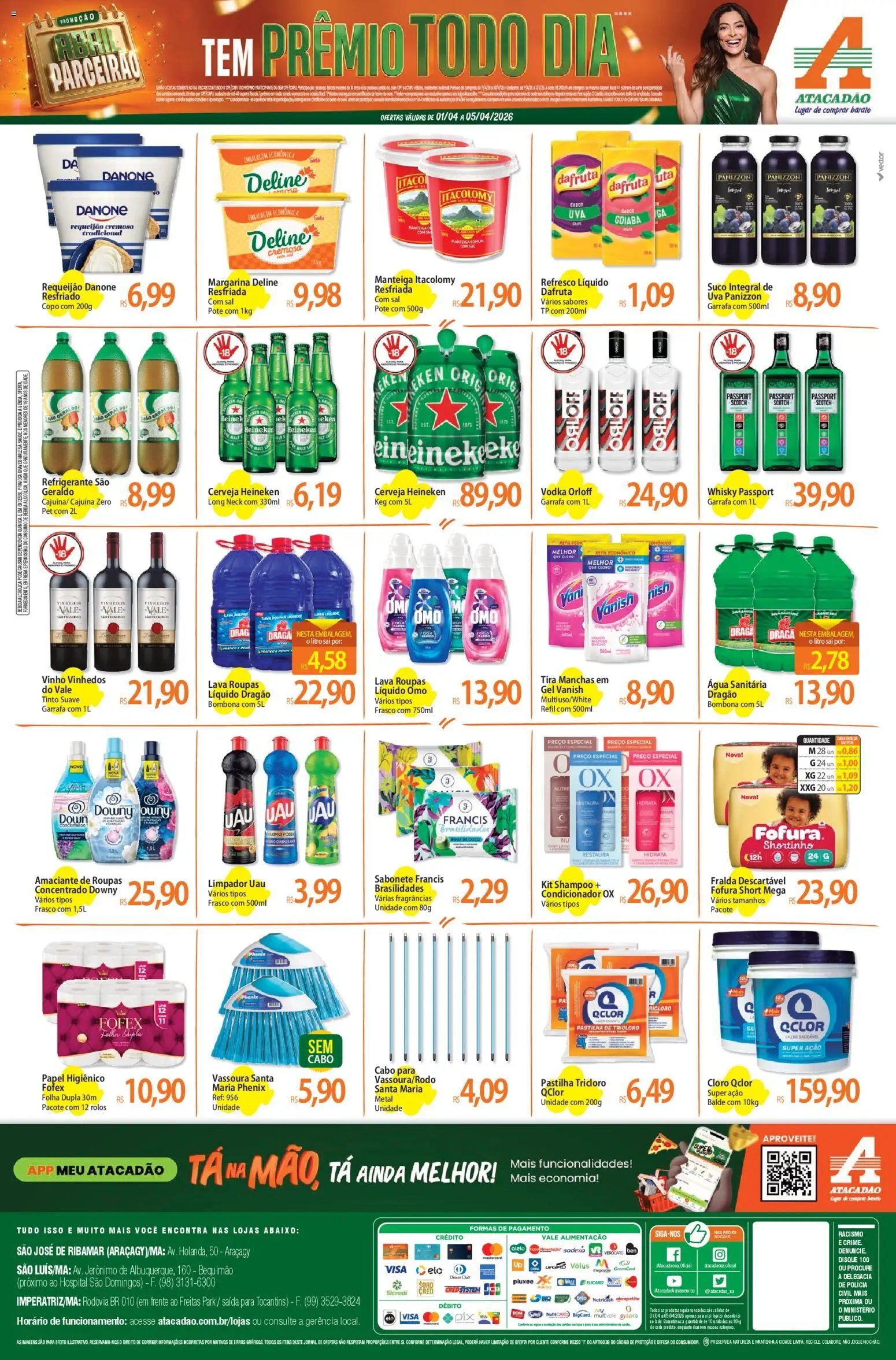 Atacadão folheto a partir de 01/04/2026 Atacadão ofertas - MA (2026-04-01 - 2026-04-05)