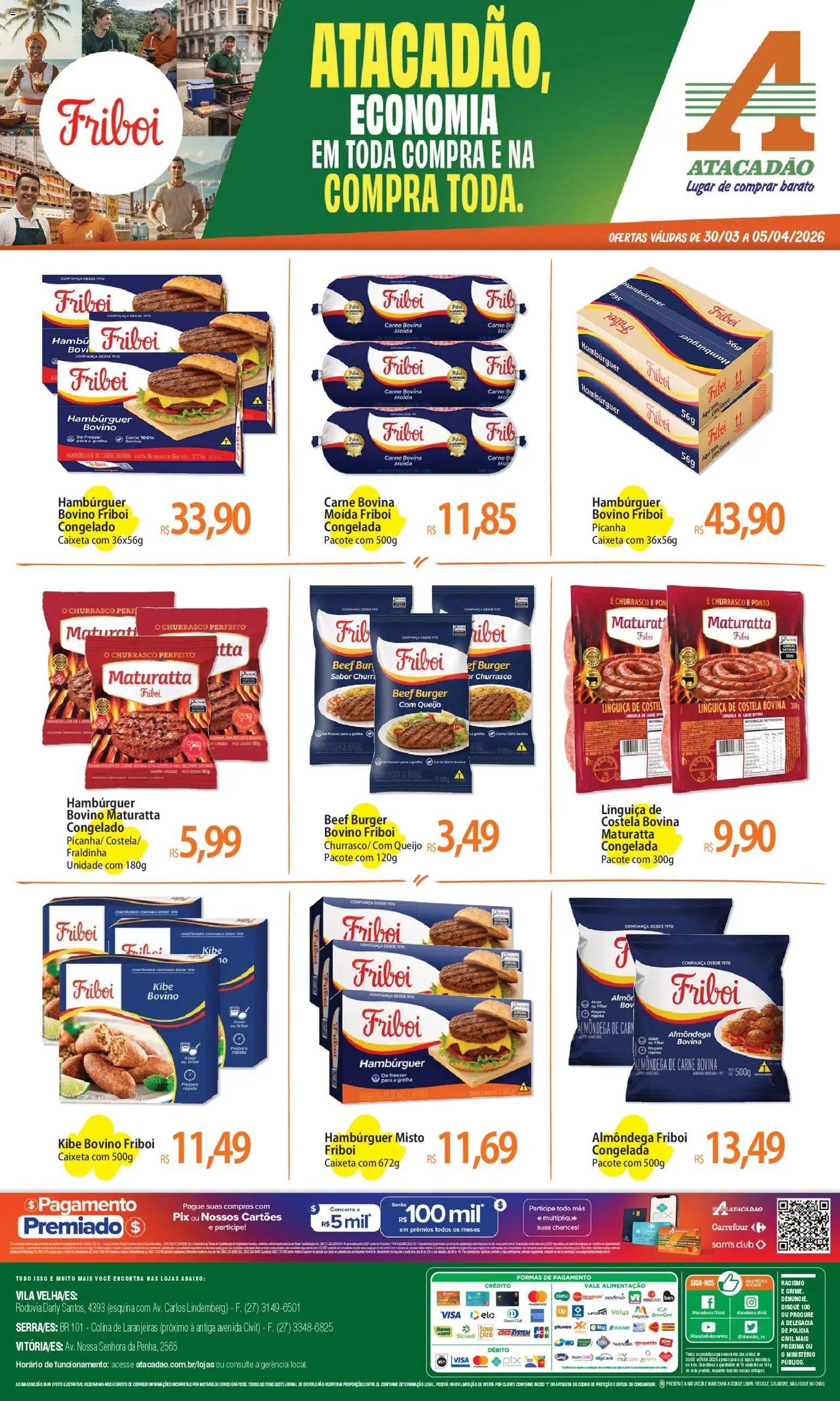 Atacadão folheto a partir de 30/03/2026 Atacadão ofertas - ES (2026-03-30 - 2026-04-05)