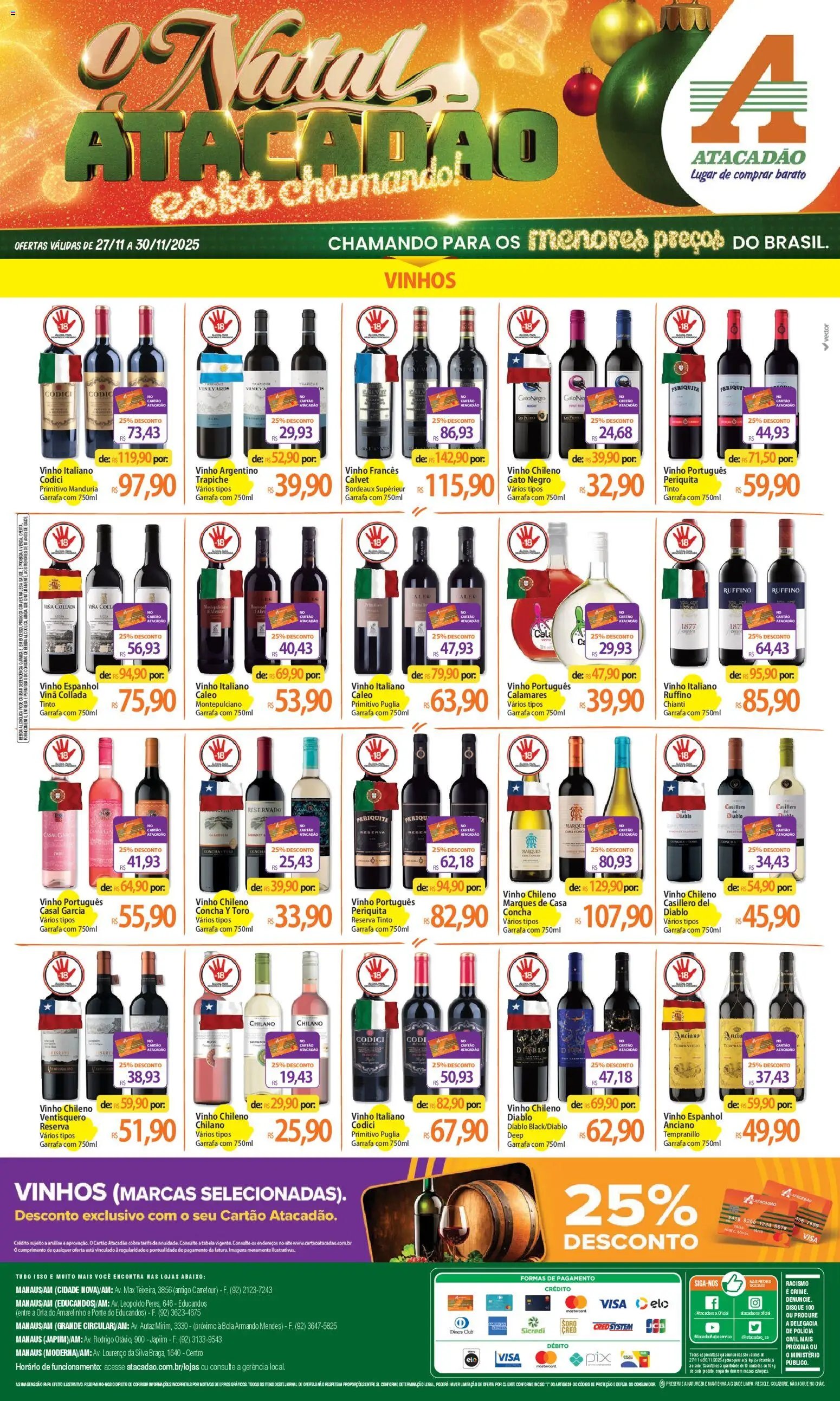 Atacadão folheto a partir de 27/11/2025 Ofertas - AM (2025-11-27 - 2025-11-30)