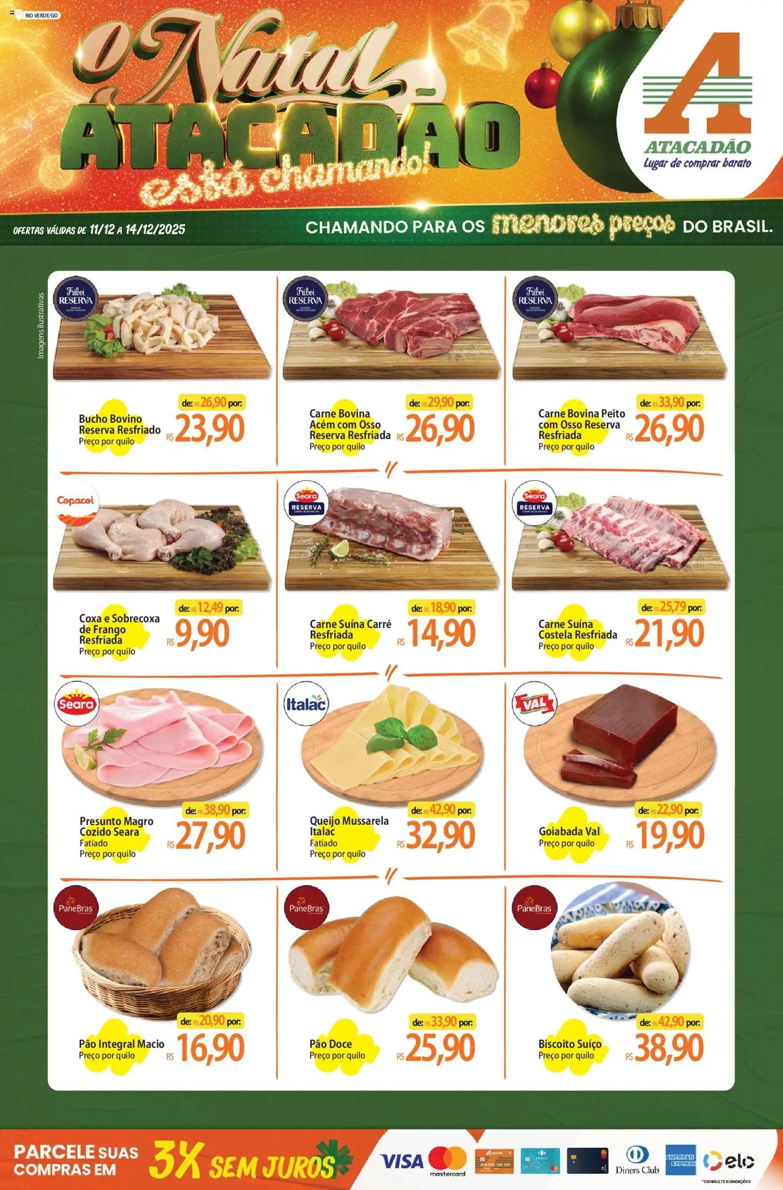 Atacadão folheto a partir de 11/12/2025 Ofertas - GO (2025-12-11 - 2025-12-14)