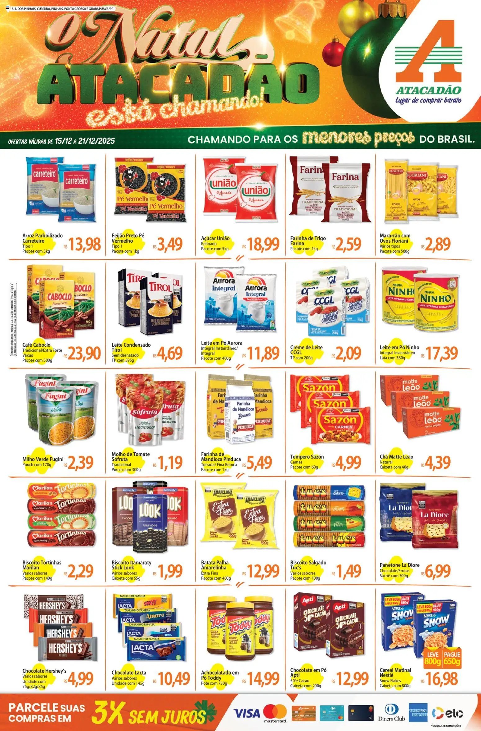 Atacadão folheto a partir de 15/12/2025 Ofertas - PR (2025-12-15 - 2025-12-21)