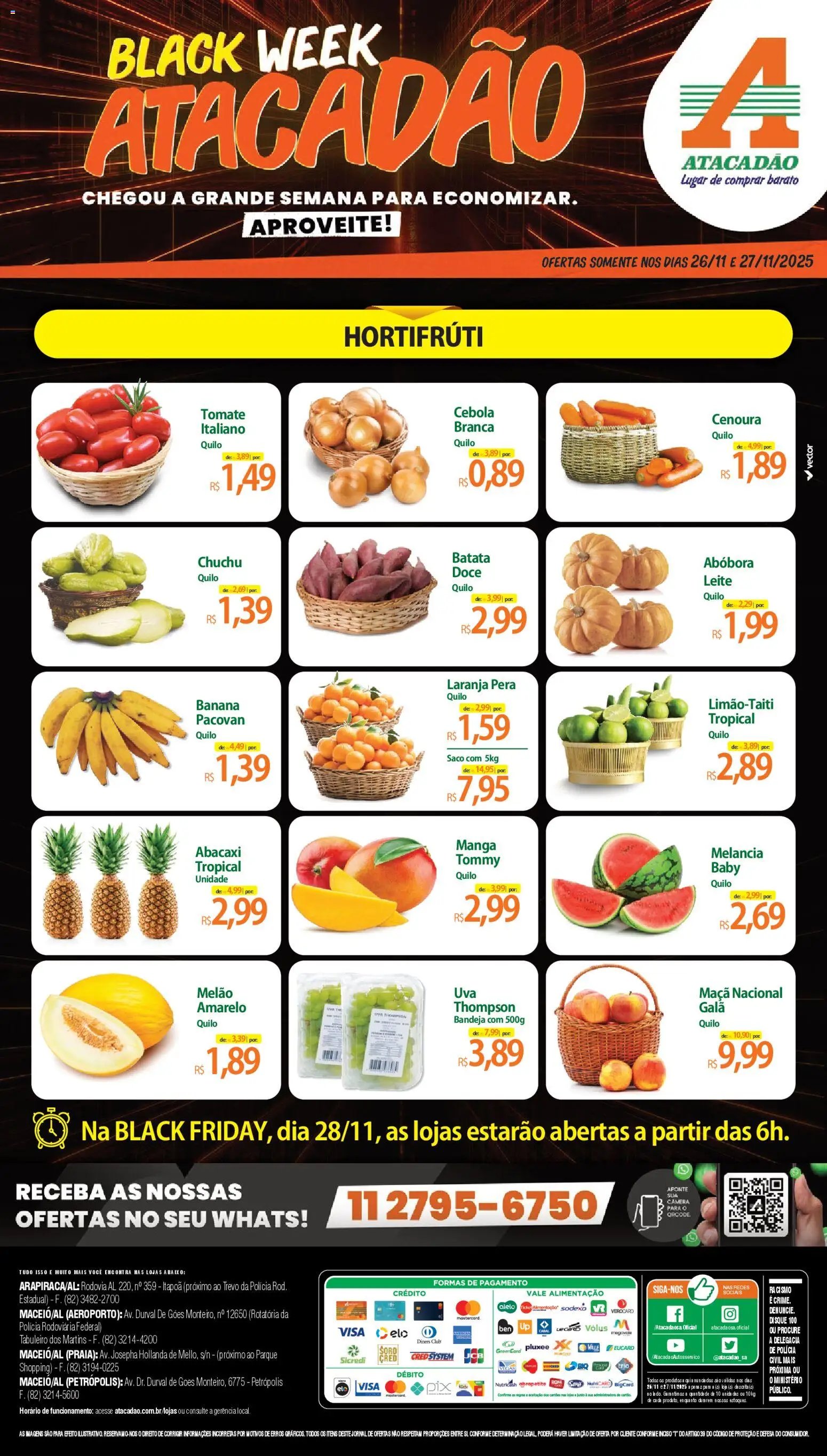 Atacadão folheto a partir de 26/11/2025 Ofertas - AL (2025-11-26 - 2025-11-27)