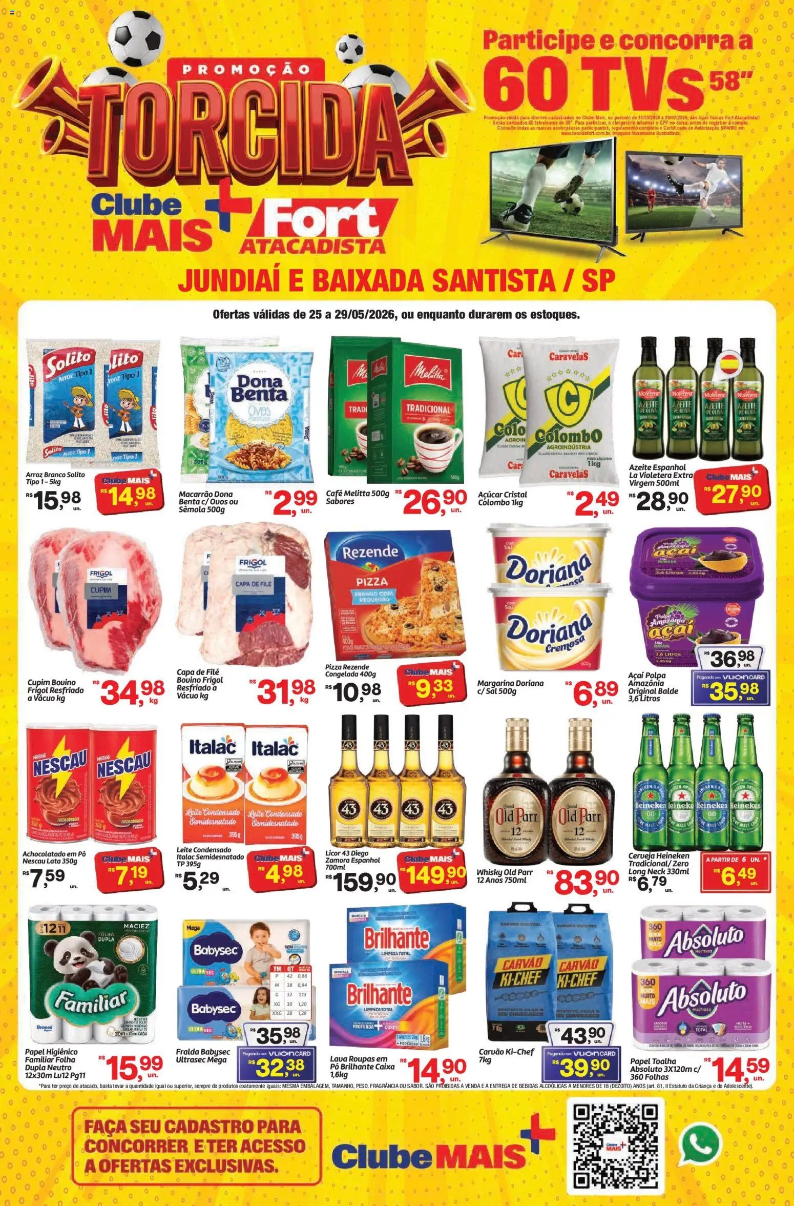 Fort Atacadista folheto a partir de 25/05/2026 Fort Atacadista - Ofertas da semana (2026-05-25 - 2026-05-29)