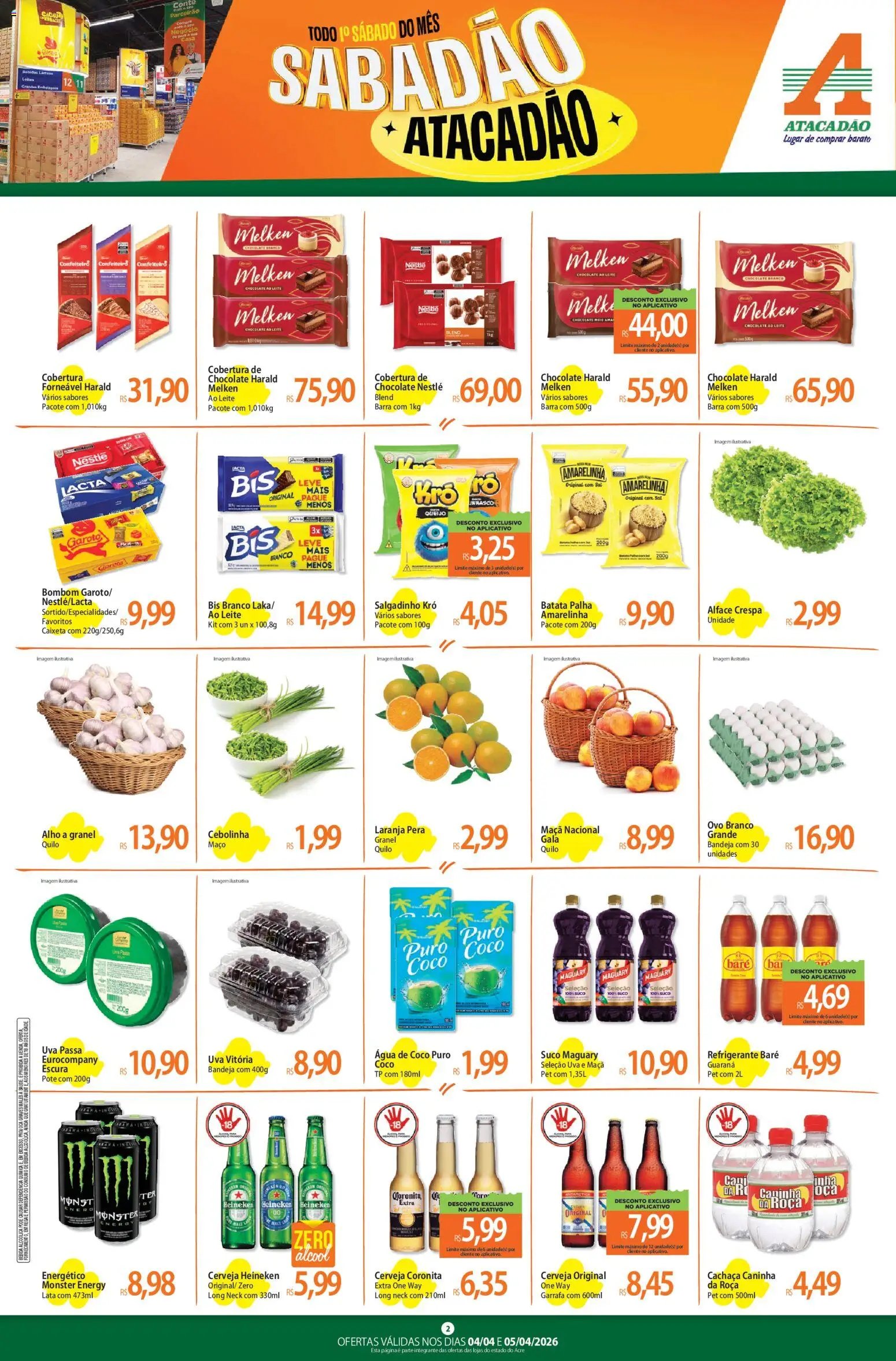 Atacadão folheto a partir de 04/04/2026 Atacadão ofertas - AC (2026-04-04 - 2026-04-05)