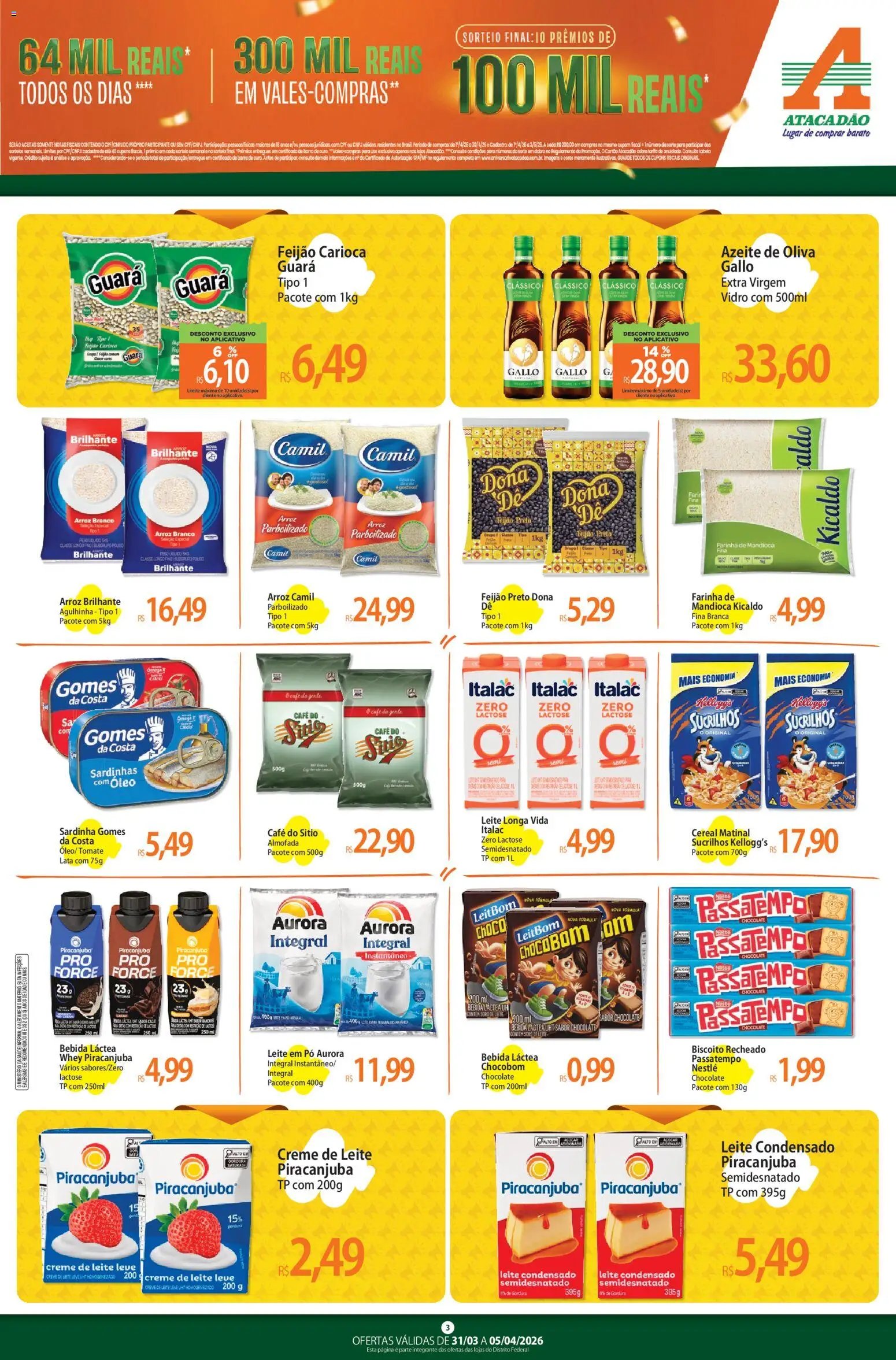 Atacadão folheto a partir de 31/03/2026 Atacadão ofertas - DF (2026-03-31 - 2026-04-05)