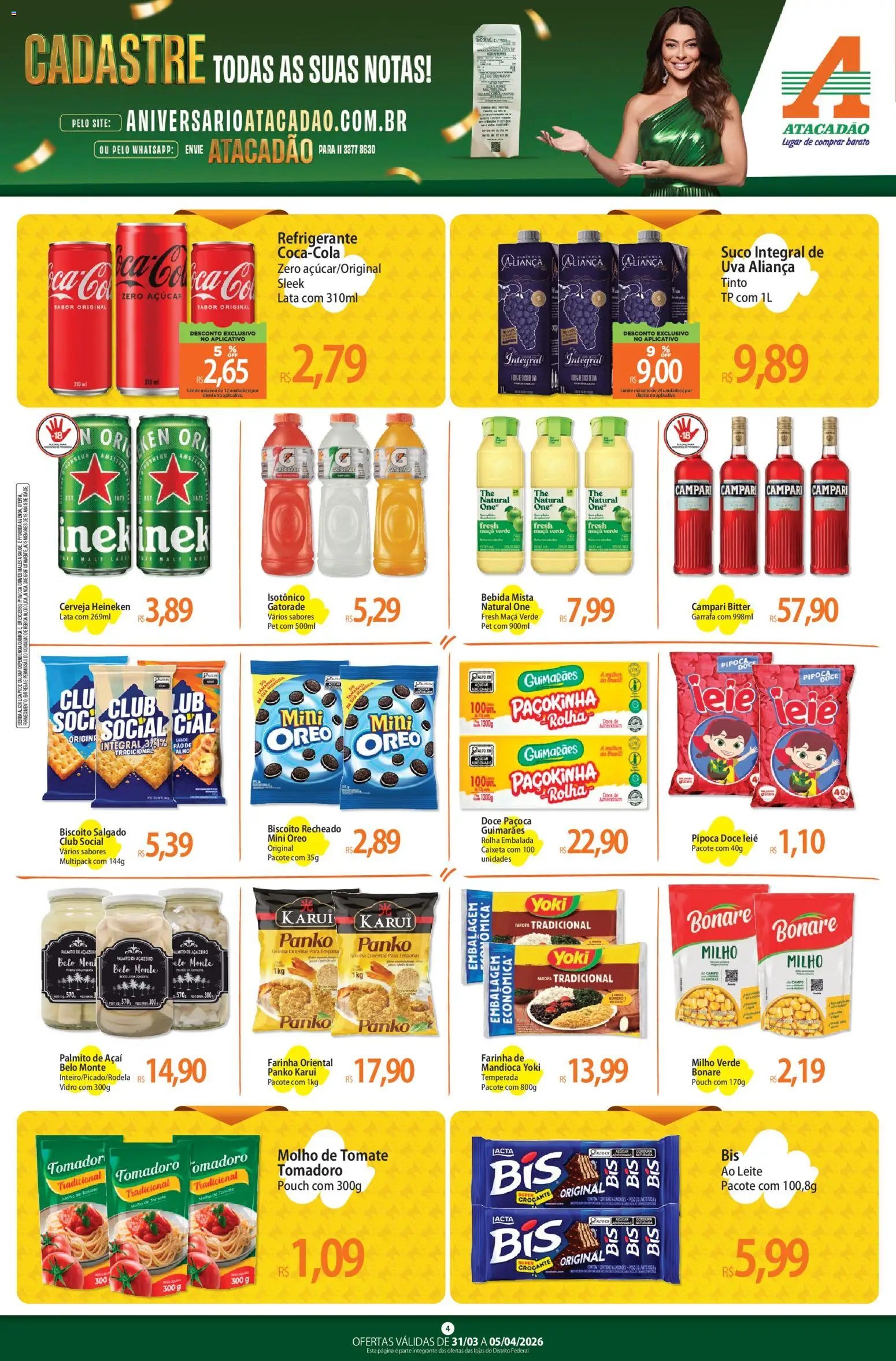 Atacadão folheto a partir de 31/03/2026 Atacadão ofertas - DF (2026-03-31 - 2026-04-05)