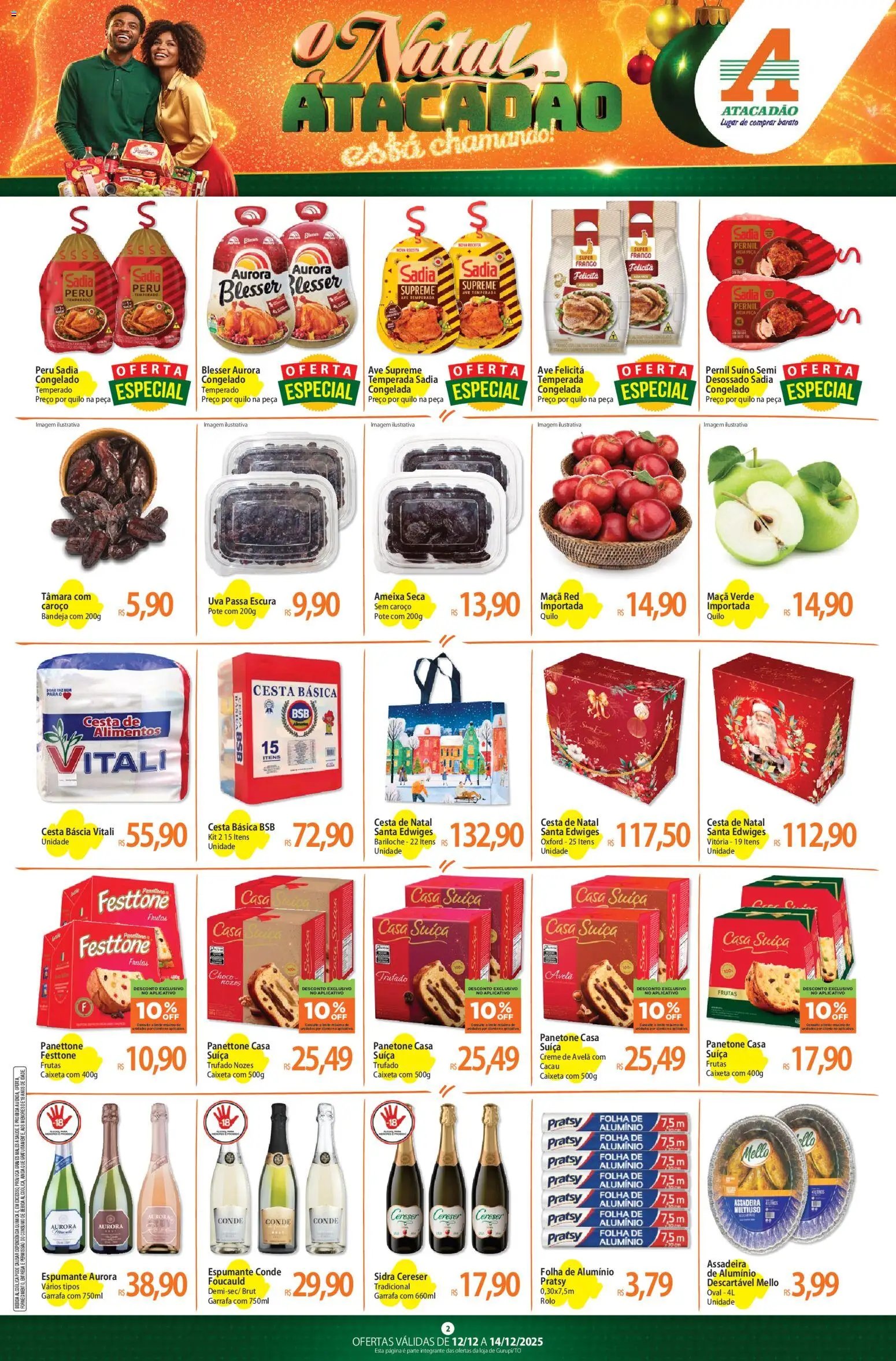 Atacadão folheto a partir de 12/12/2025 Ofertas - TO (2025-12-12 - 2025-12-14)