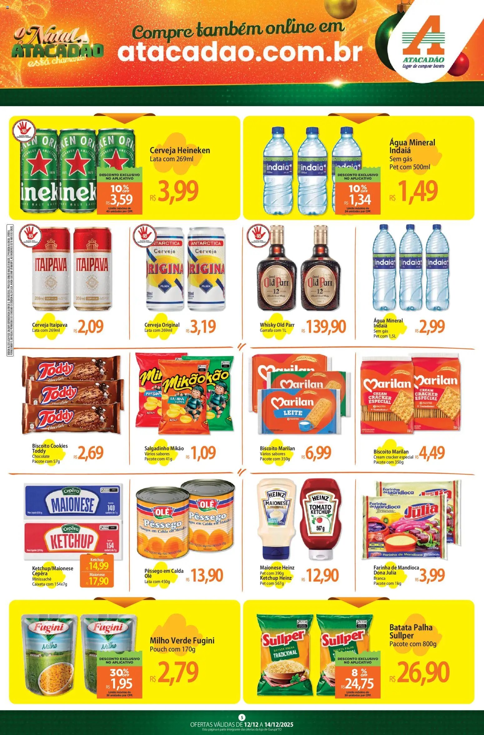 Atacadão folheto a partir de 12/12/2025 Ofertas - TO (2025-12-12 - 2025-12-14)