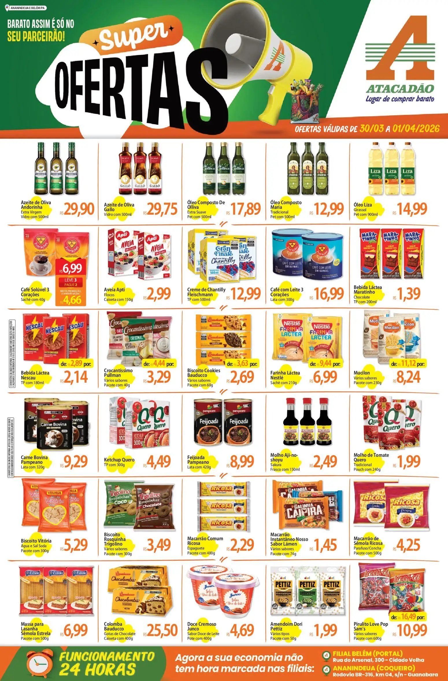 Atacadão folheto a partir de 30/03/2026 Atacadão ofertas - PA (2026-03-30 - 2026-04-01)
