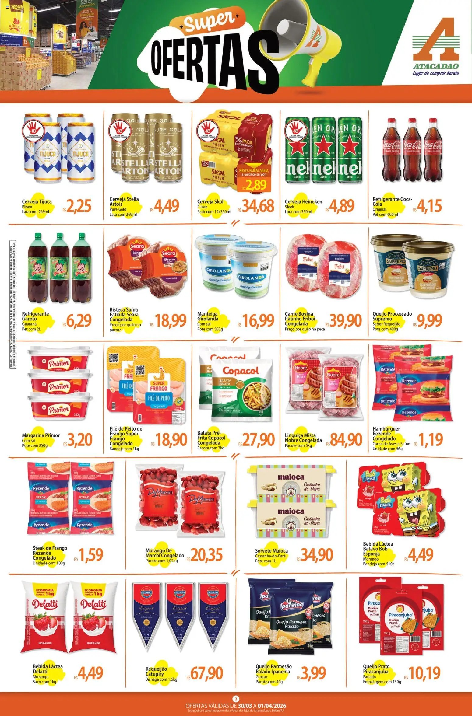 Atacadão folheto a partir de 30/03/2026 Atacadão ofertas - PA (2026-03-30 - 2026-04-01)