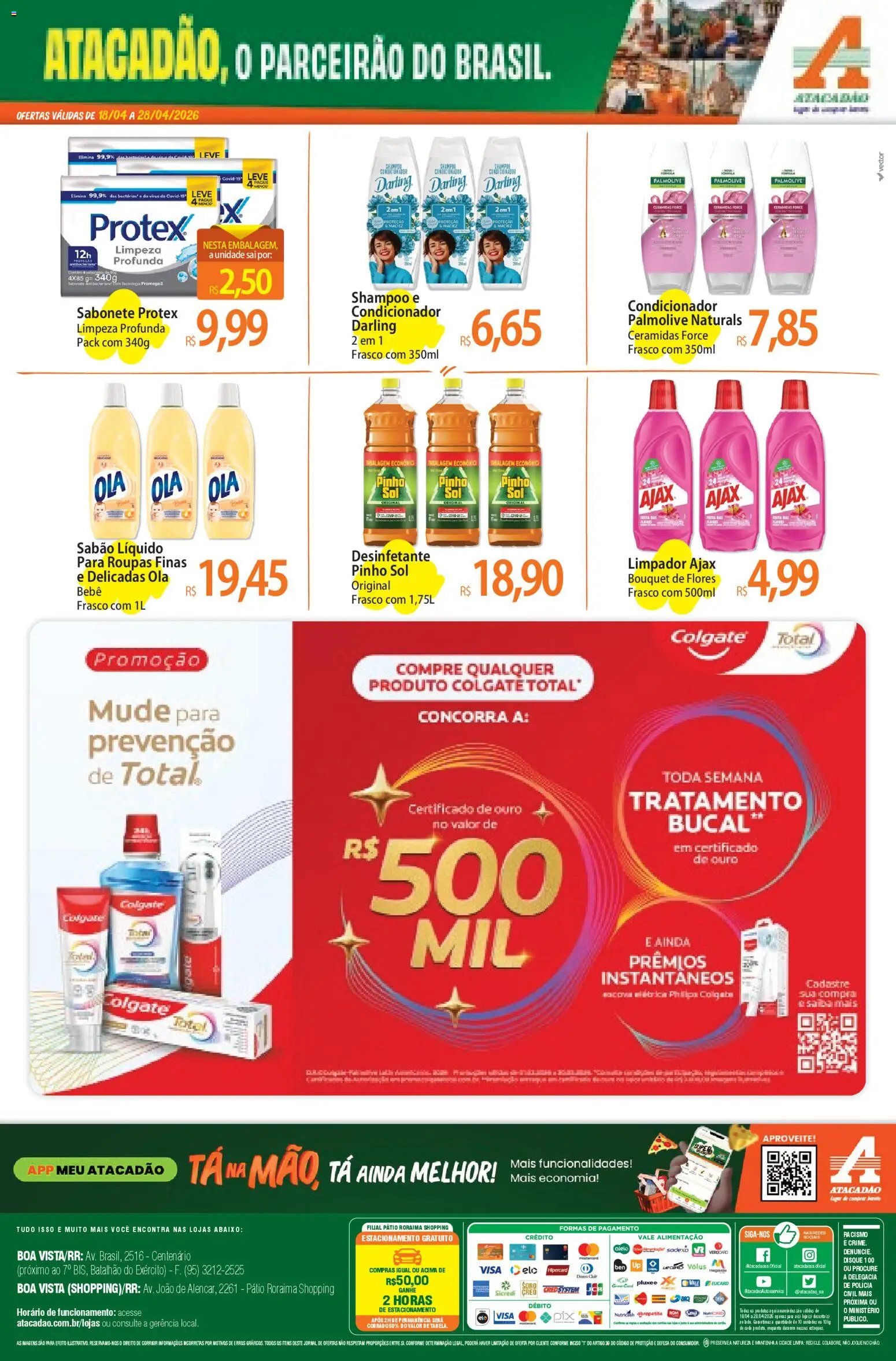 Atacadão folheto a partir de 18/04/2026 Atacadão ofertas - RR (2026-04-18 - 2026-04-28)