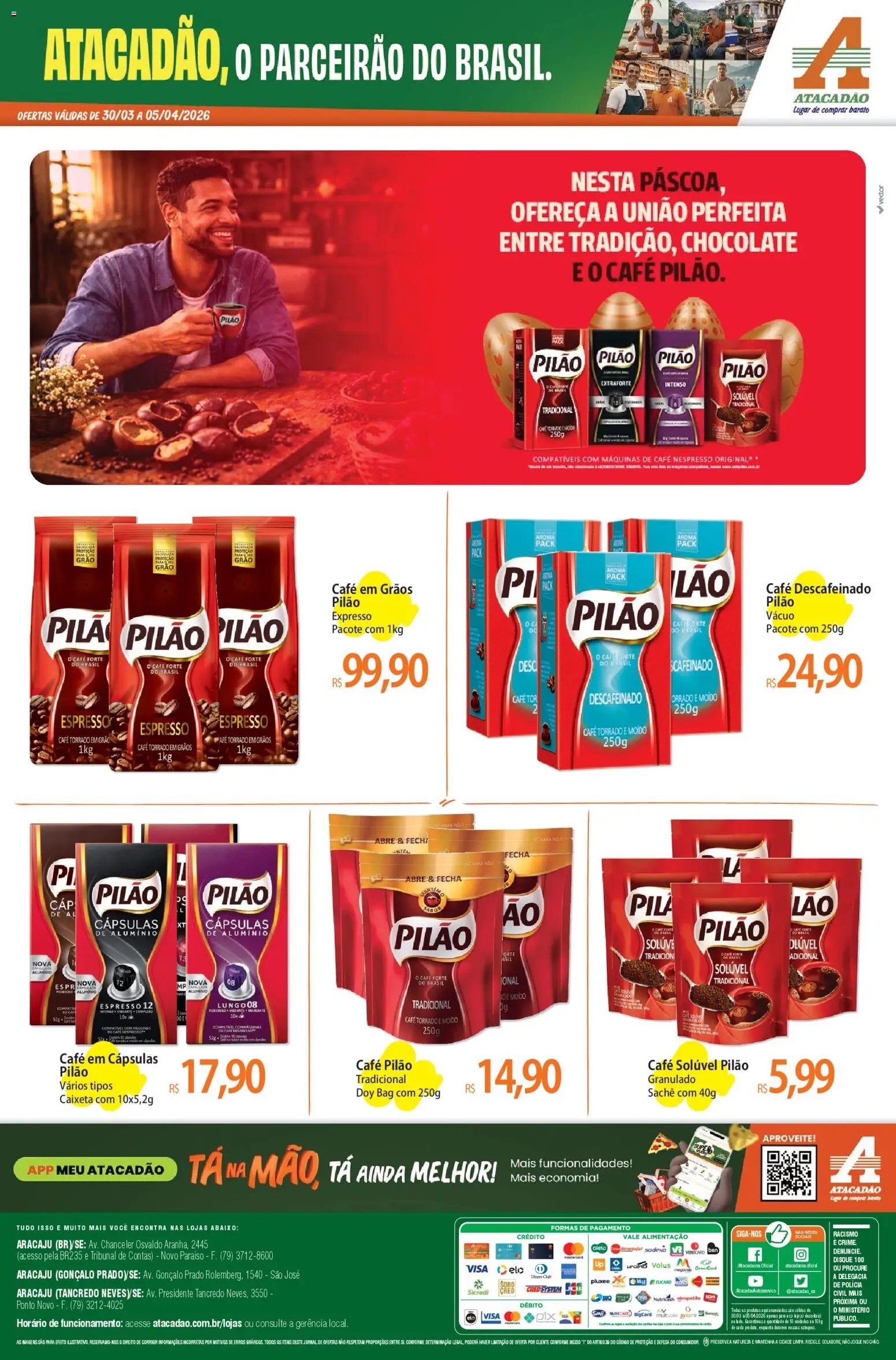 Atacadão folheto a partir de 30/03/2026 Atacadão ofertas - SE (2026-03-30 - 2026-04-05)