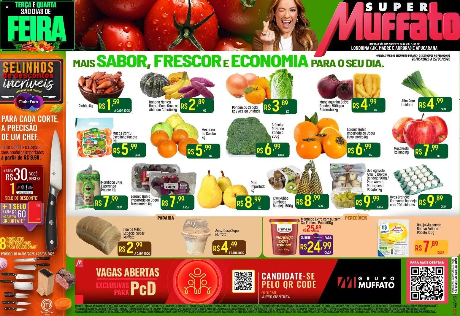 Super Muffato folheto a partir de 26/05/2026 Super Muffato ofertas Feira e Carne (2026-05-26 - 2026-05-27)